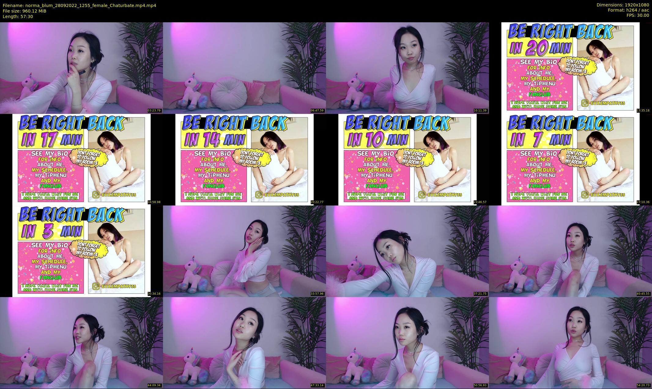 norma_blum — 58 minute Chaturbate female cam show recording, 1080p, Sep 28, 2022