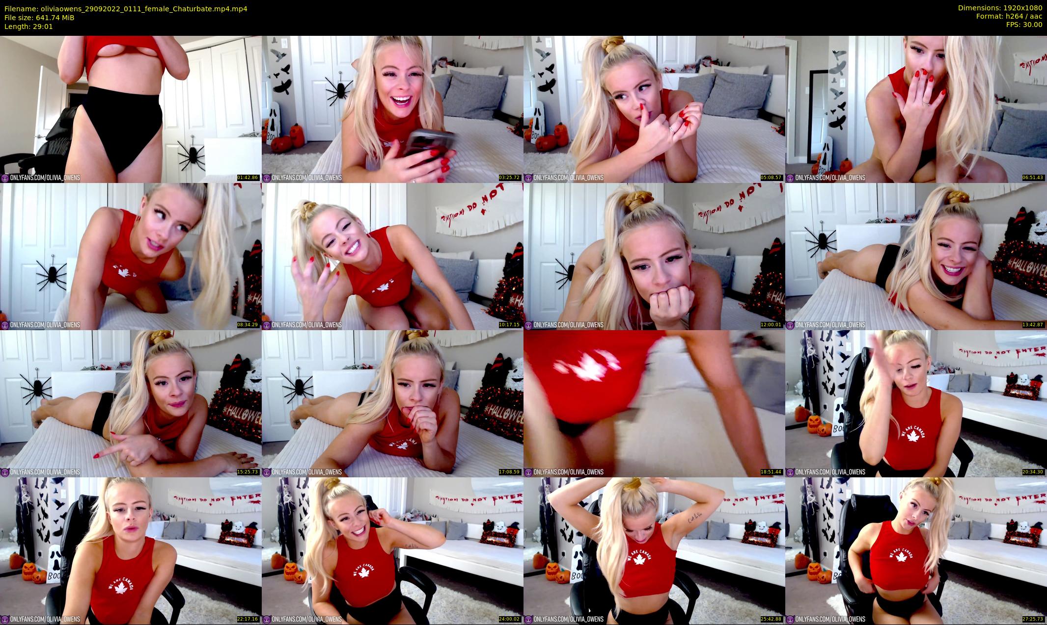 oliviaowens — 30 minute Chaturbate female cam show recording, 1080p, Sep 29, 2022