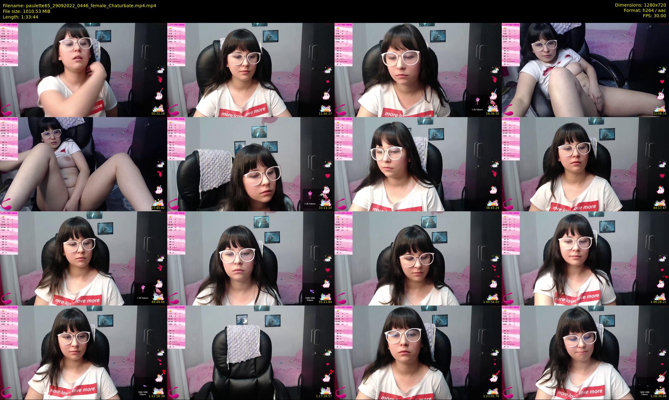 paulette65 — 94 minute Chaturbate female cam show recording, 720p, Sep 29, 2022