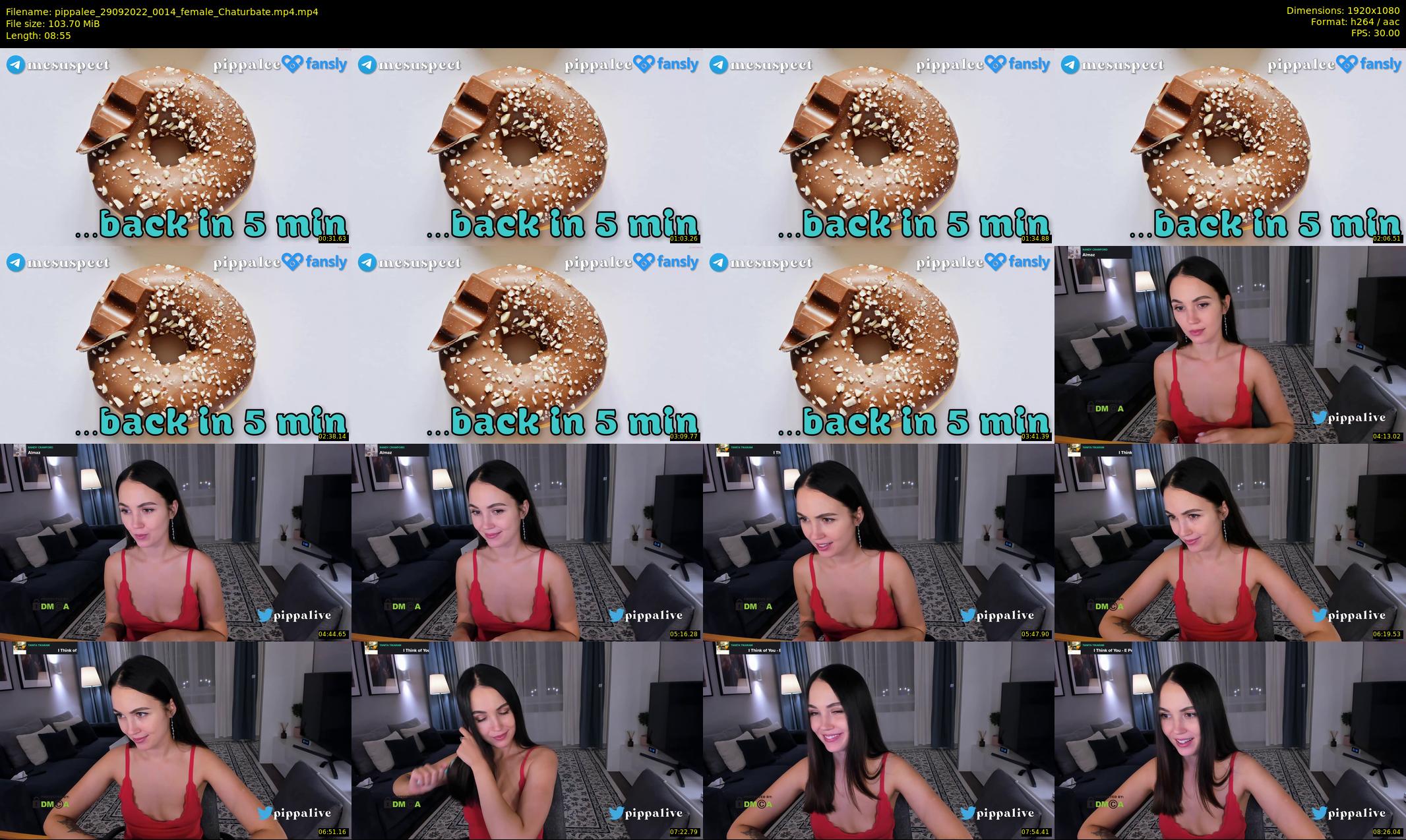 pippalee — 9 minute Chaturbate female cam show recording, 1080p, Sep 29, 2022