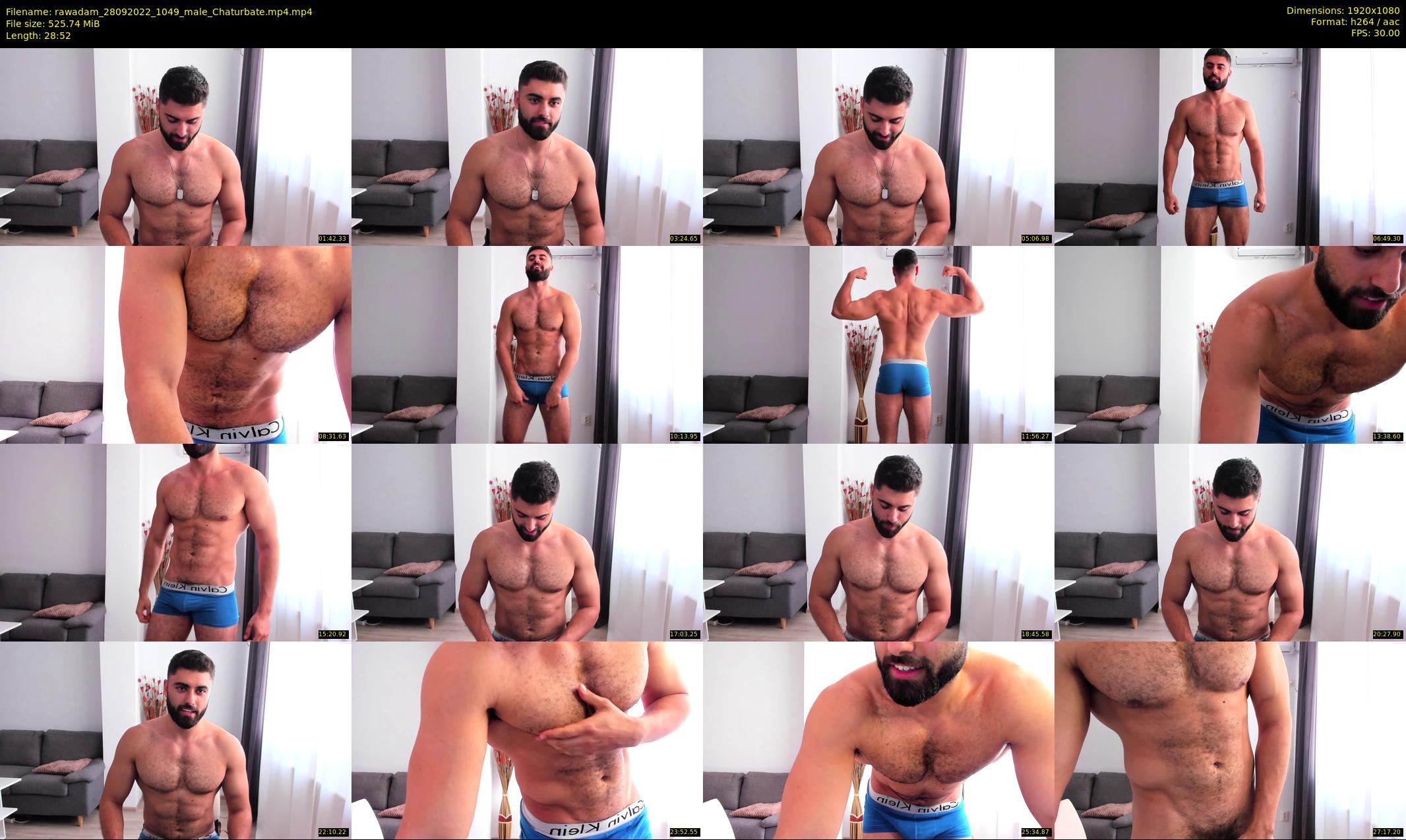 rawadam — 29 minute Chaturbate male cam show recording, 1080p, Sep 28, 2022