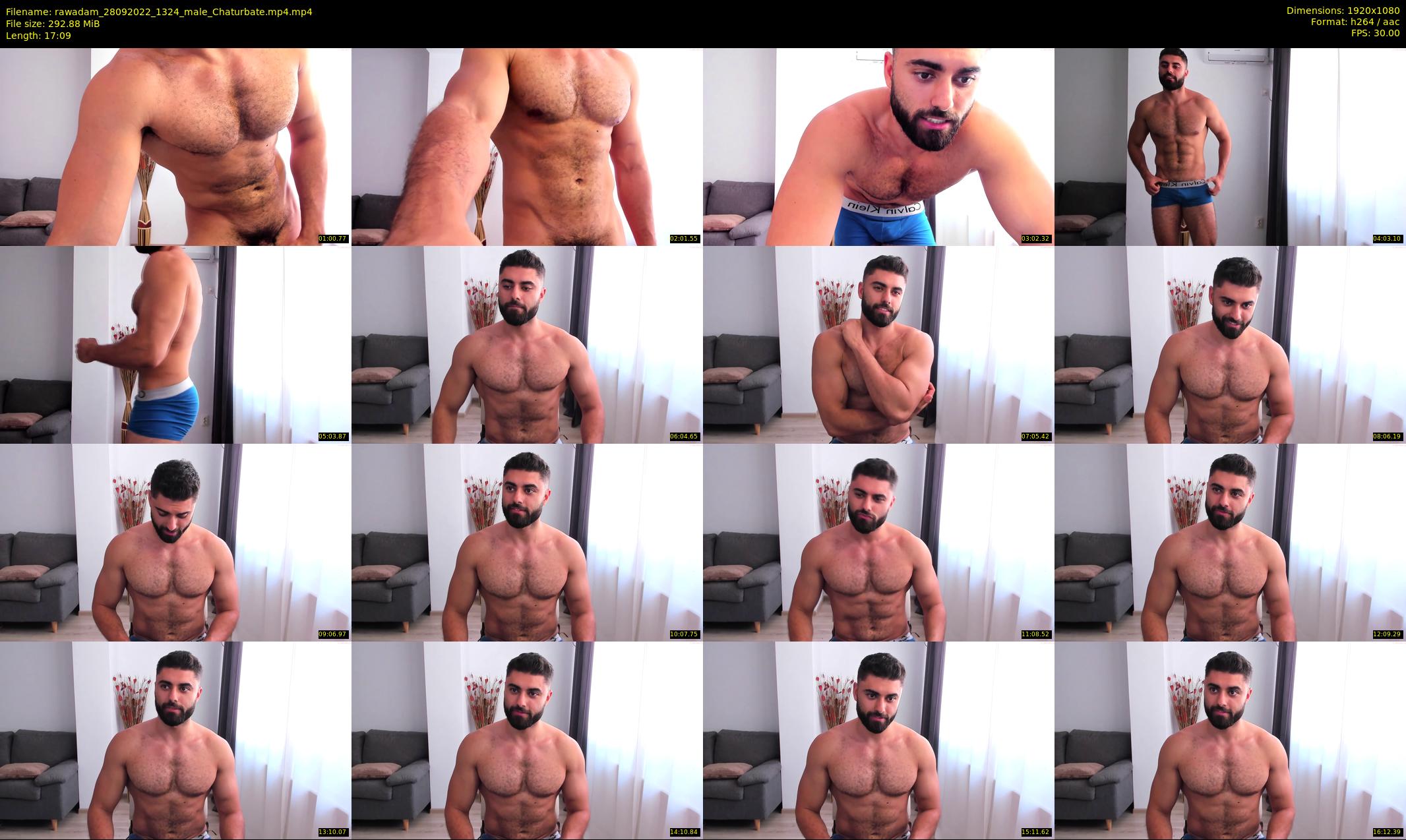 rawadam — 18 minute Chaturbate male cam show recording, 1080p, Sep 28, 2022
