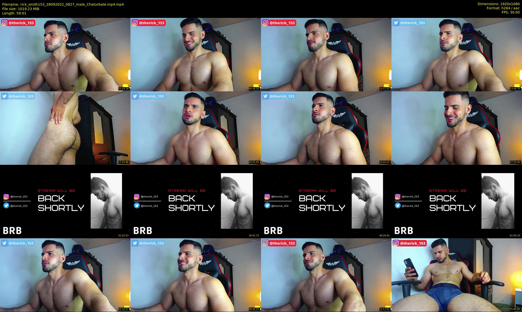 rick_smith153 — 60 minute Chaturbate male cam show recording, 1080p, Sep 28, 2022