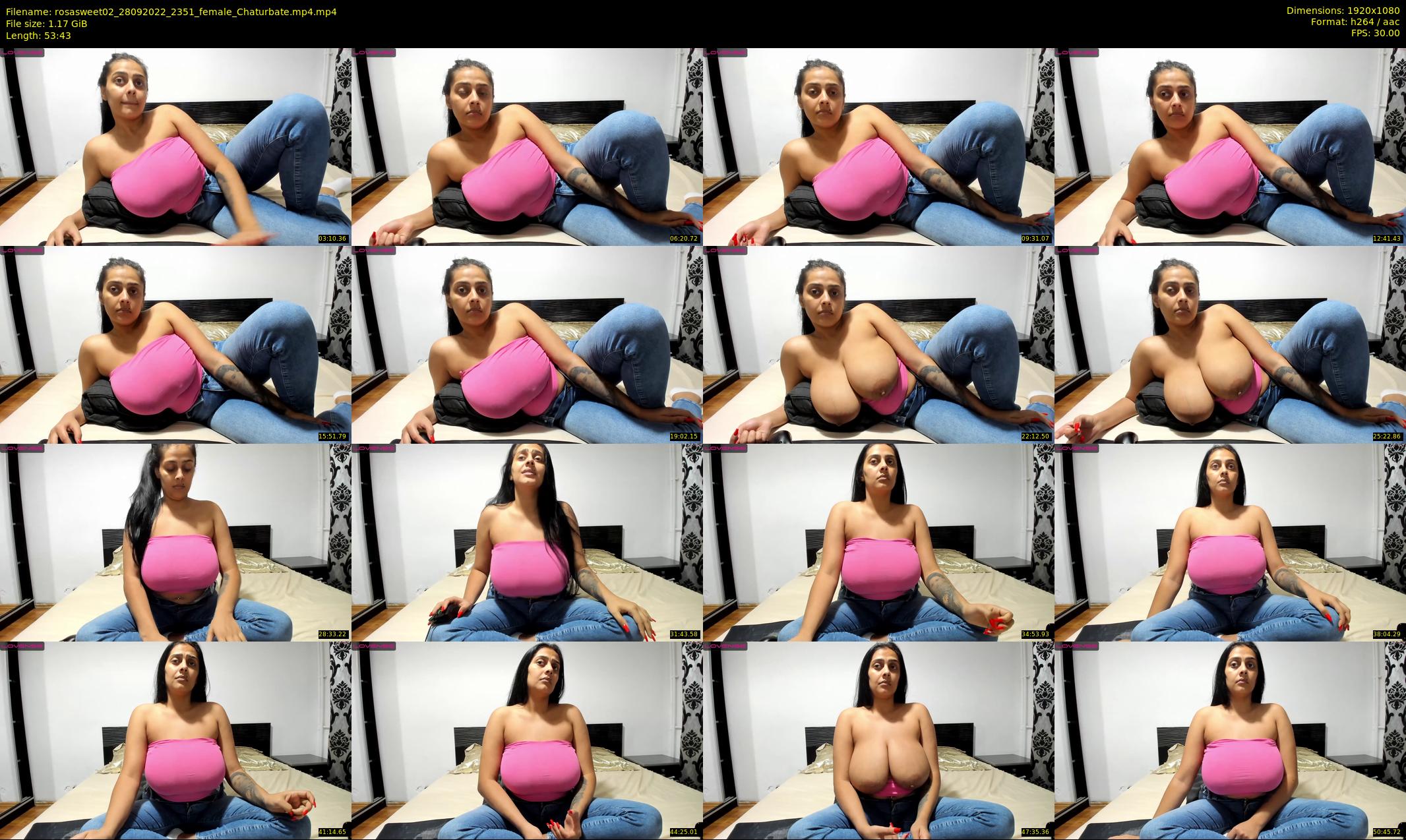 rosasweet02 — 54 minute Chaturbate female cam show recording, 1080p, Sep 28, 2022