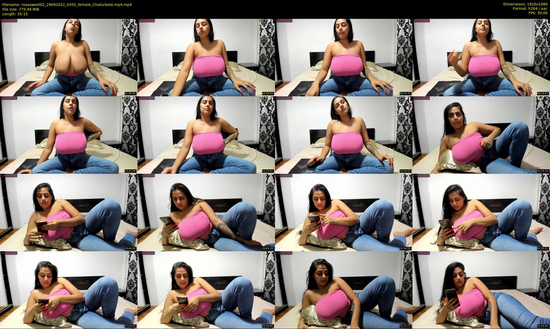 rosasweet02 — 36 minute Chaturbate female cam show recording, 1080p, Sep 29, 2022