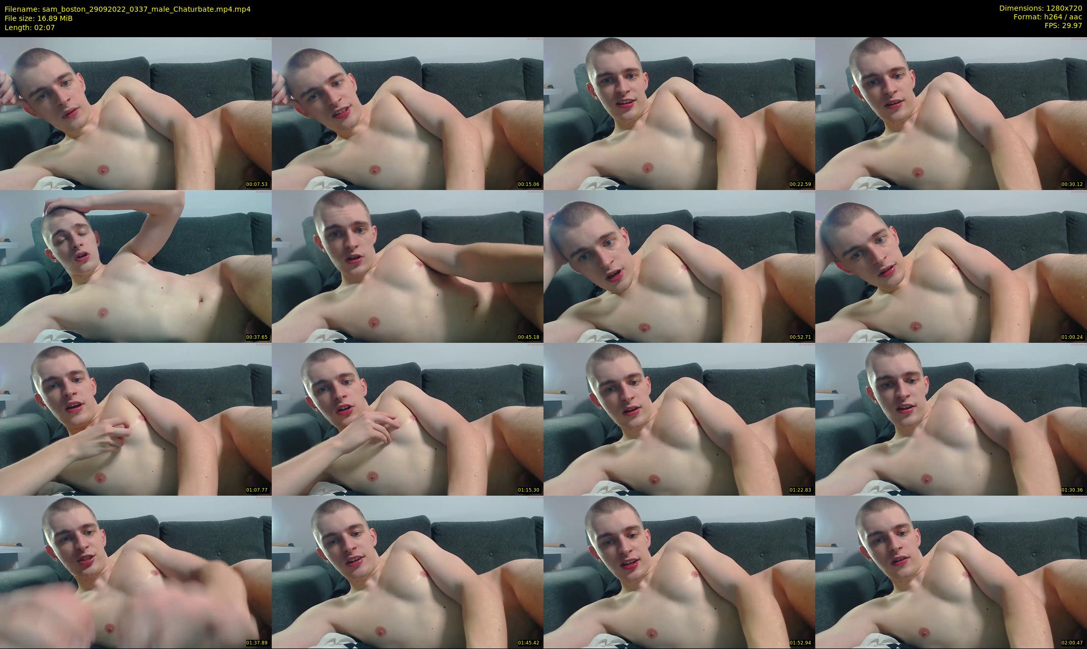 sam_boston — 3 minute Chaturbate male cam show recording, 720p, Sep 29, 2022