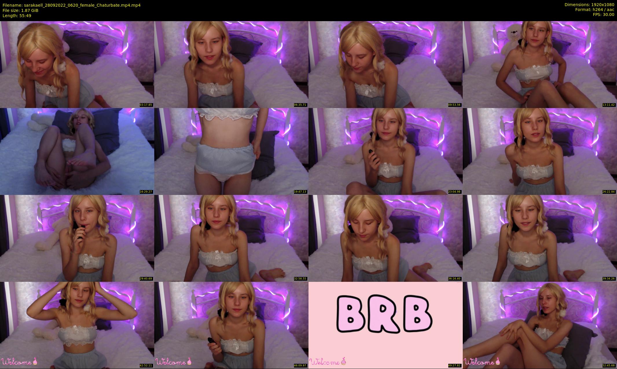 sarakaell — 56 minute Chaturbate female cam show recording, 1080p, Sep 28, 2022