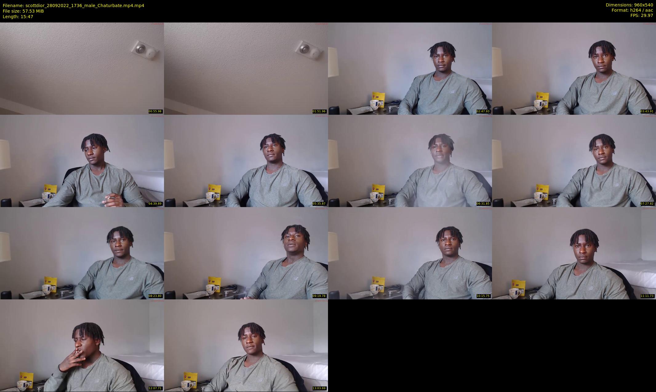 scottdior — 16 minute Chaturbate male cam show recording, 480p, Sep 28, 2022