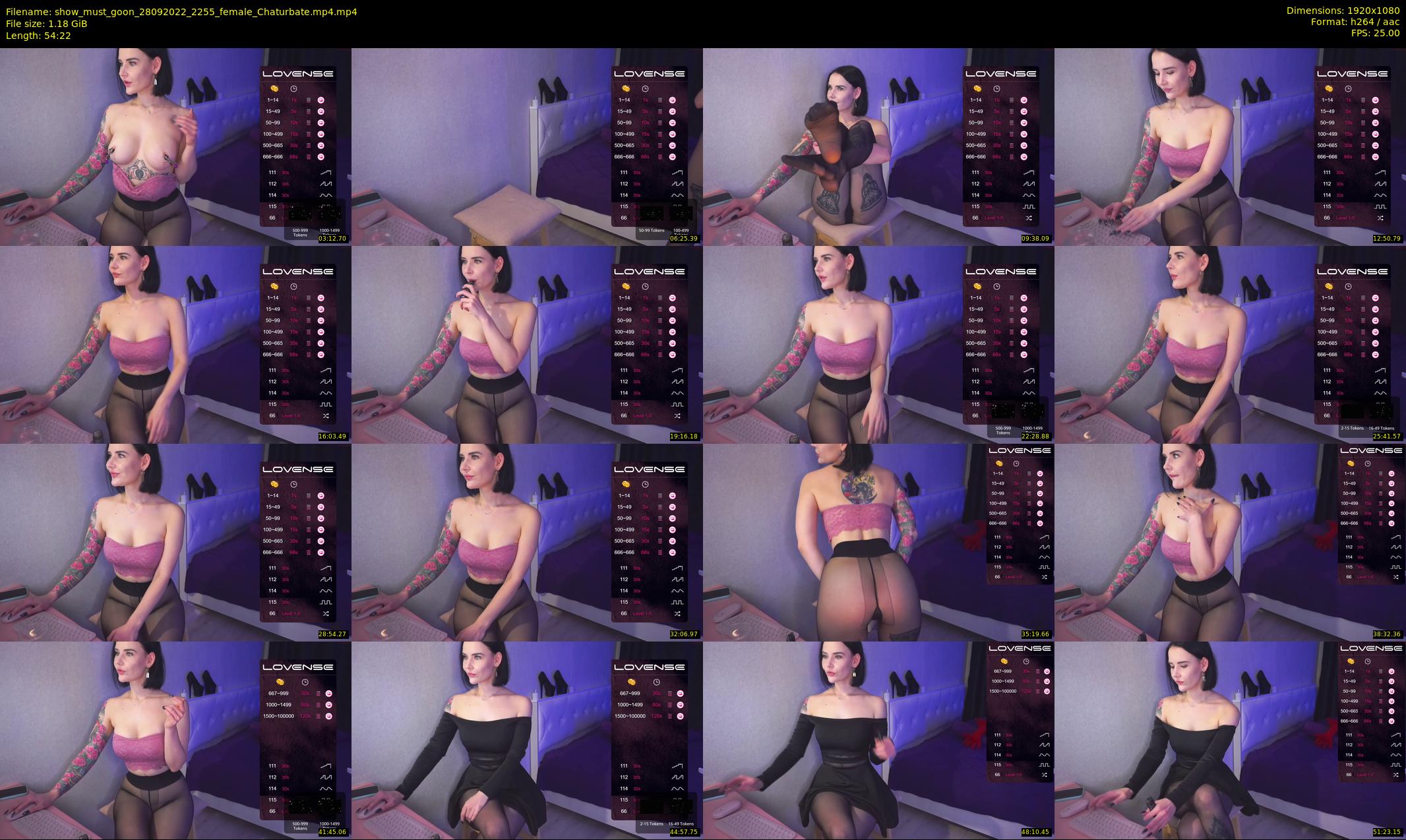show_must_goon — 55 minute Chaturbate female cam show recording, 1080p, Sep 28, 2022