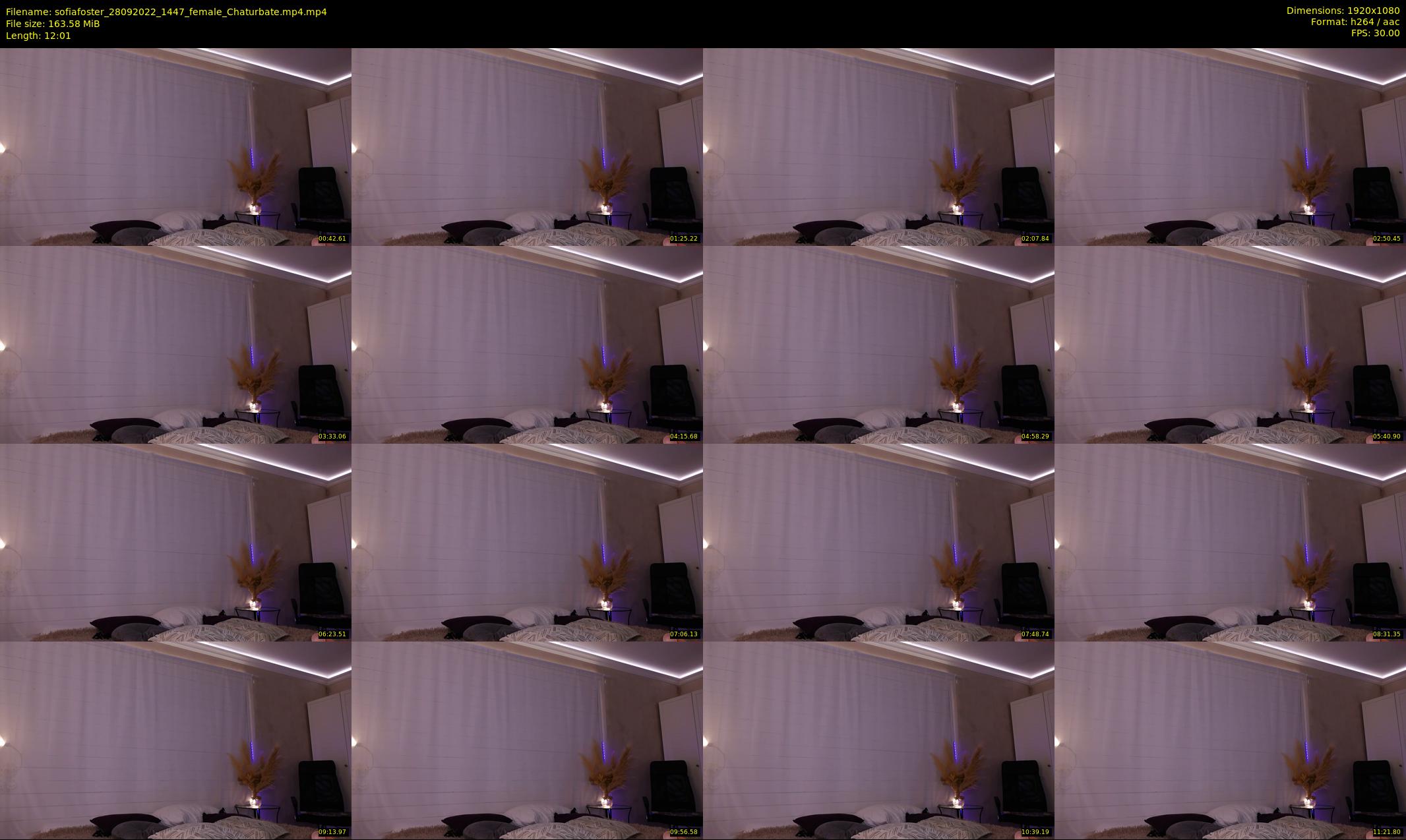 sofiafoster — 13 minute Chaturbate female cam show recording, 1080p, Sep 28, 2022