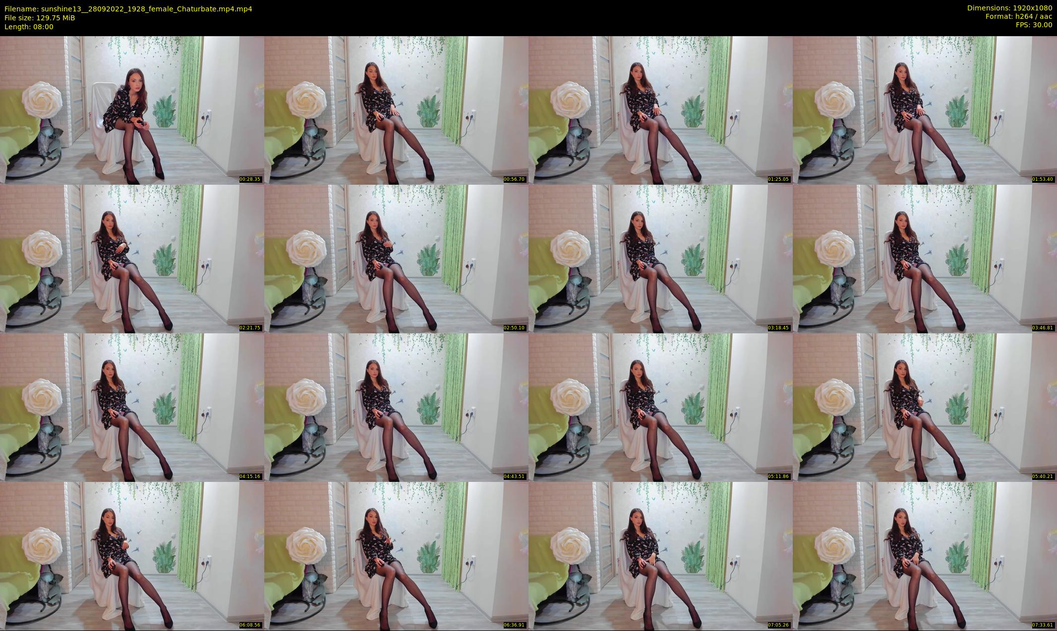 sunshine13_ — 8 minute Chaturbate female cam show recording, 1080p, Sep 28, 2022