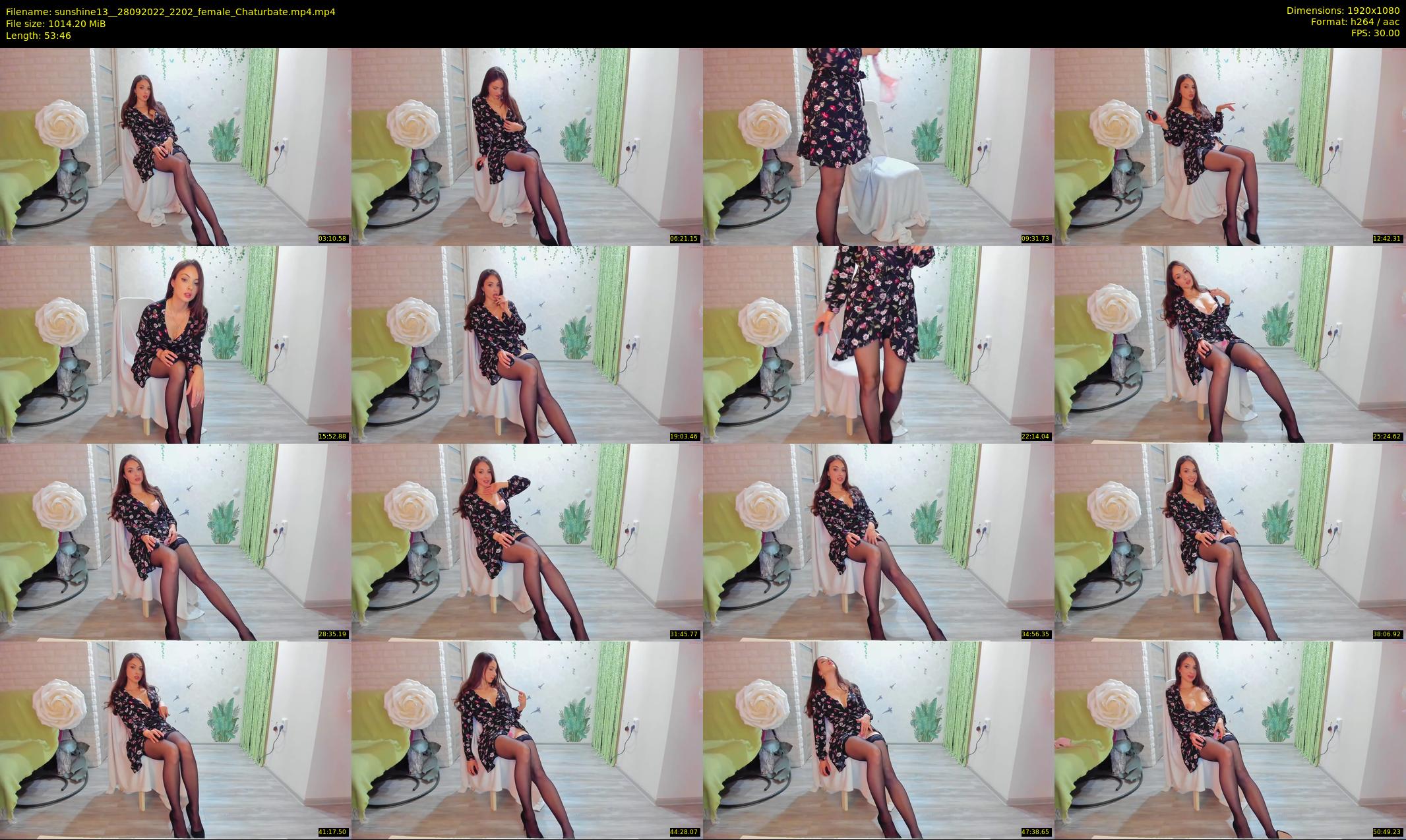 sunshine13_ — 54 minute Chaturbate female cam show recording, 1080p, Sep 28, 2022
