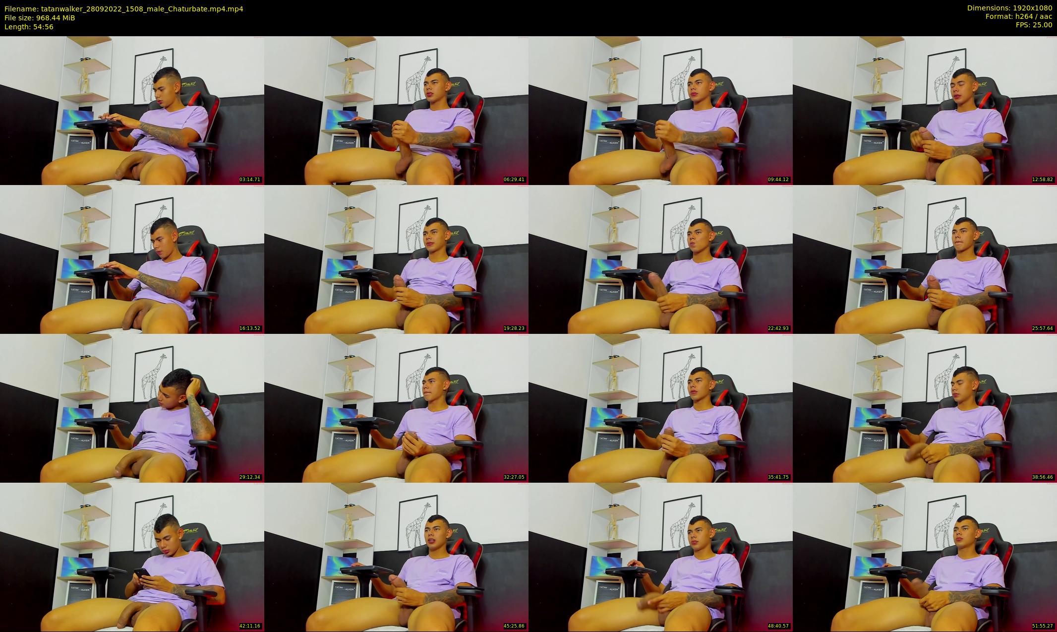 tatanwalker — 55 minute Chaturbate male cam show recording, 1080p, Sep 28, 2022
