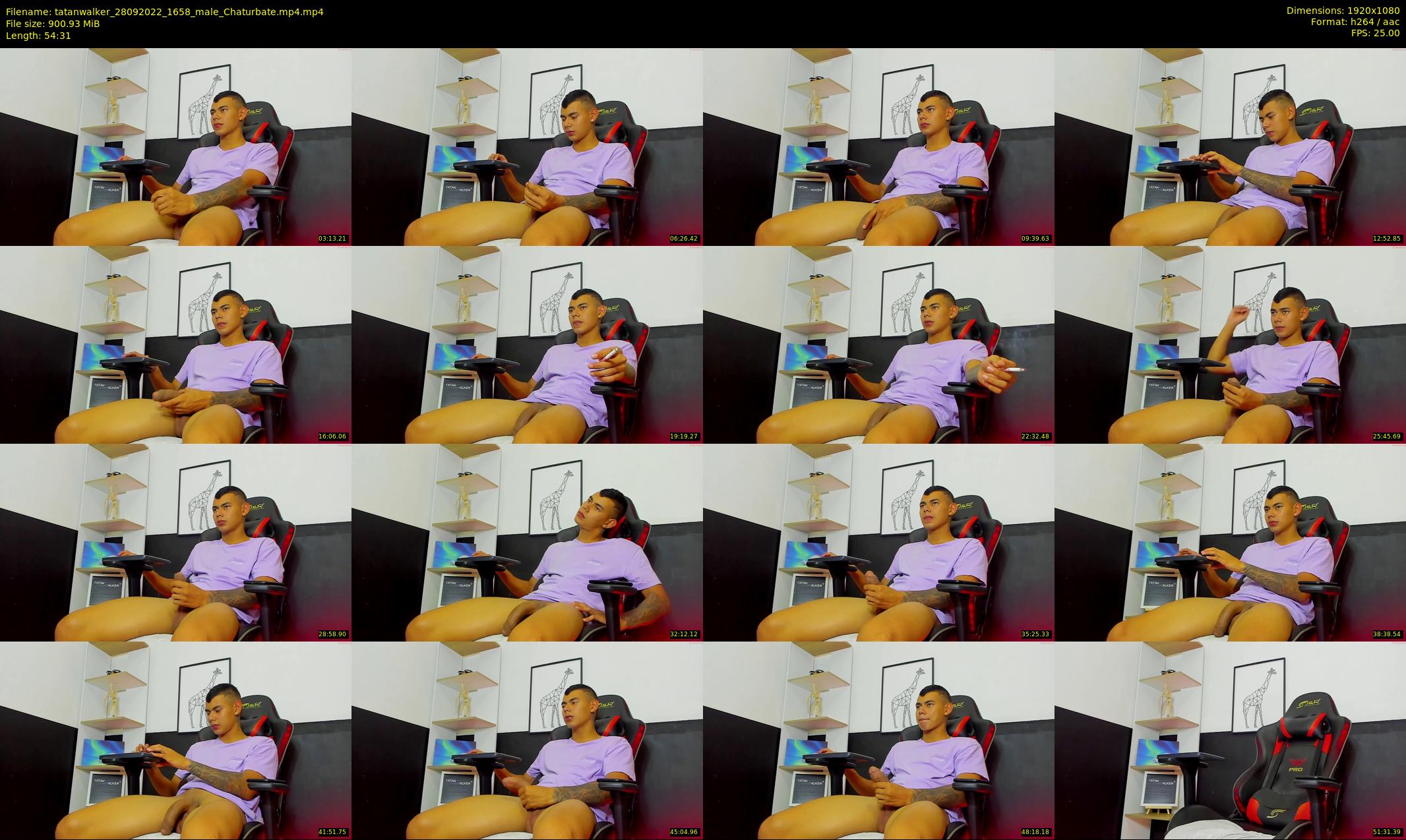 tatanwalker — 55 minute Chaturbate male cam show recording, 1080p, Sep 28, 2022