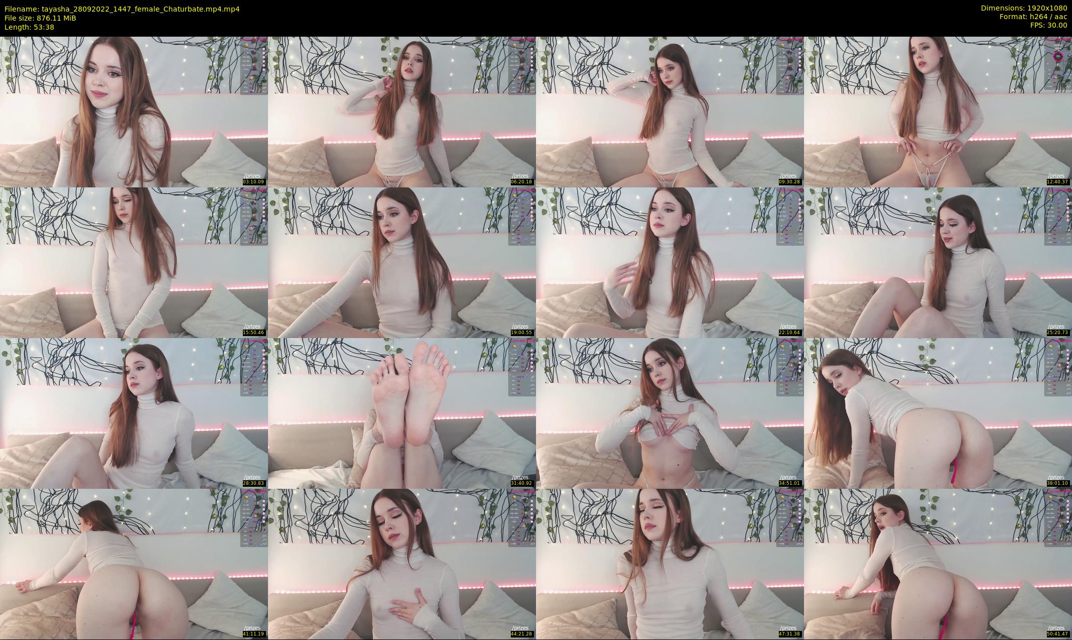 tayasha — 54 minute Chaturbate female cam show recording, 1080p, Sep 28, 2022