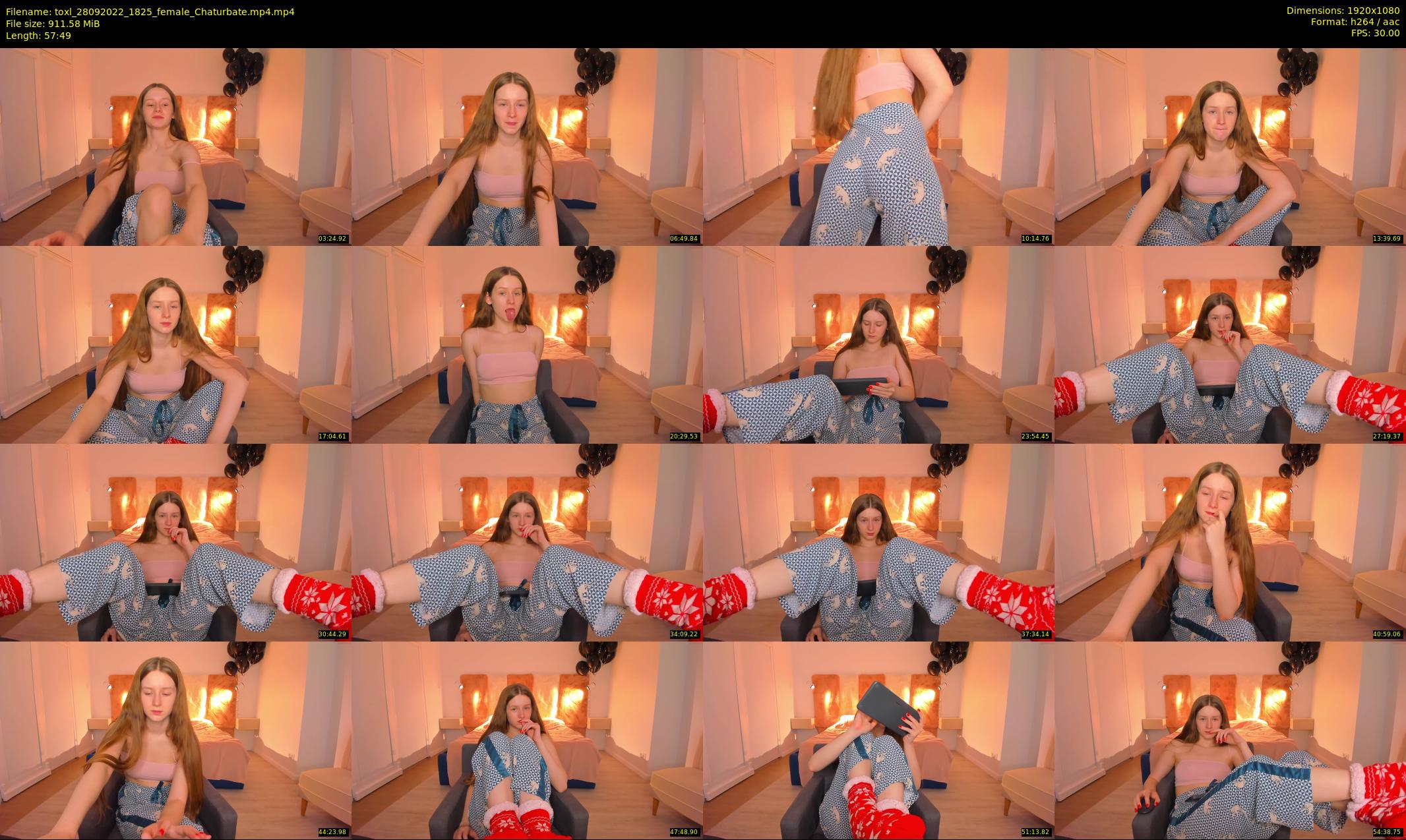 toxl — 58 minute Chaturbate female cam show recording, 1080p, Sep 28, 2022