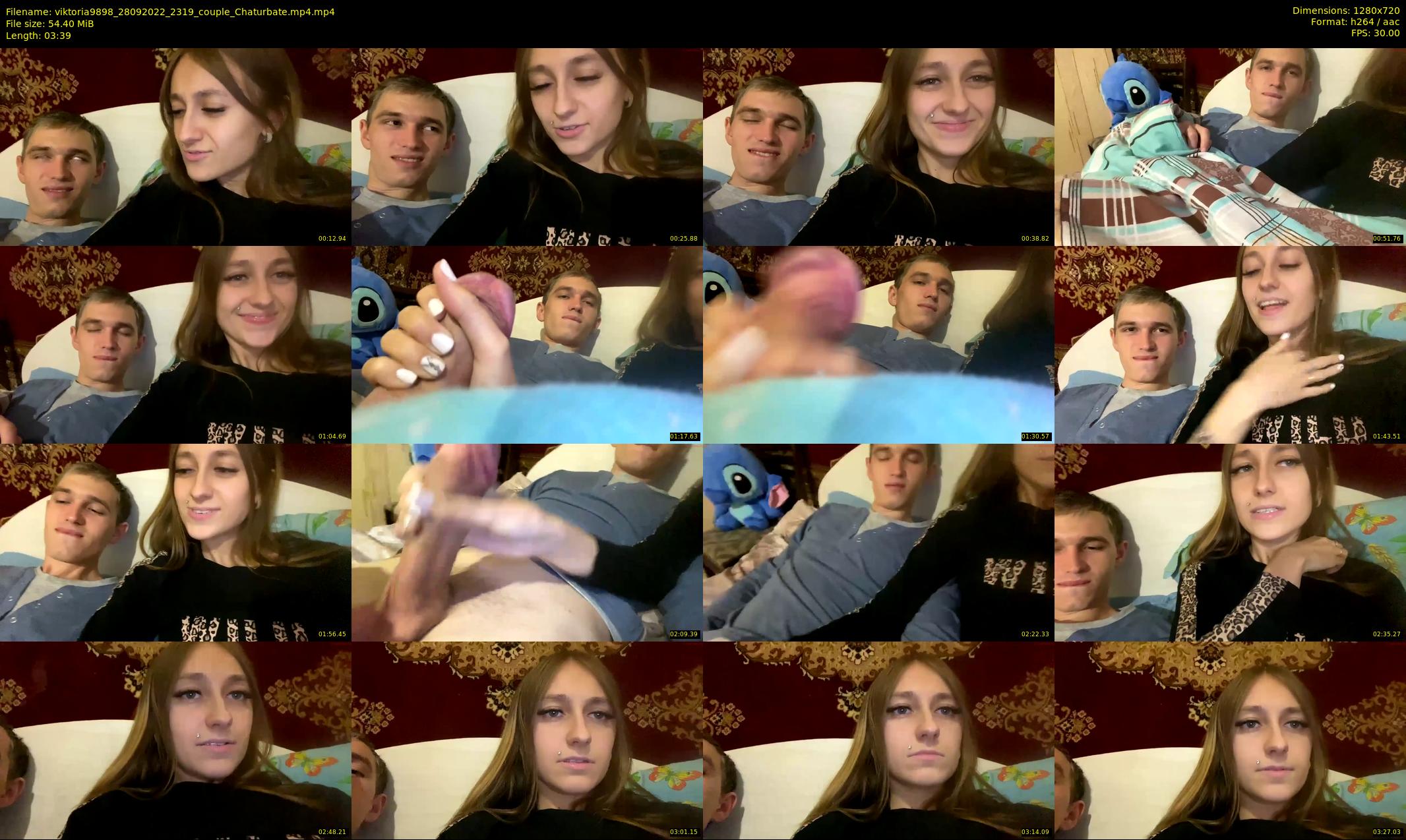 viktoria9898 — 4 minute Chaturbate couple cam show recording, 720p, Sep 28, 2022