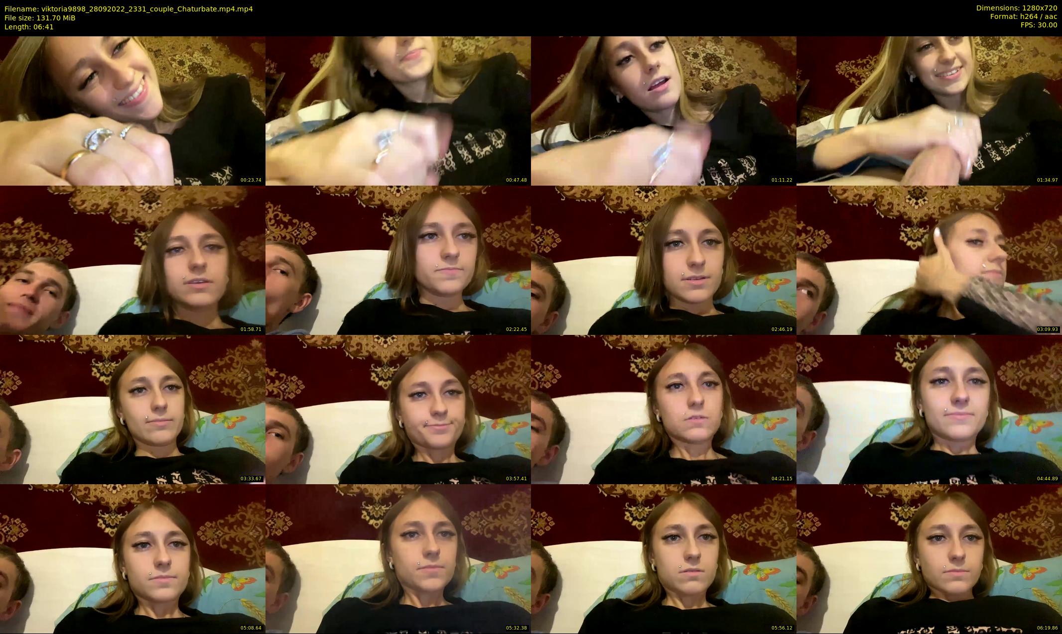 viktoria9898 — 7 minute Chaturbate couple cam show recording, 720p, Sep 28, 2022