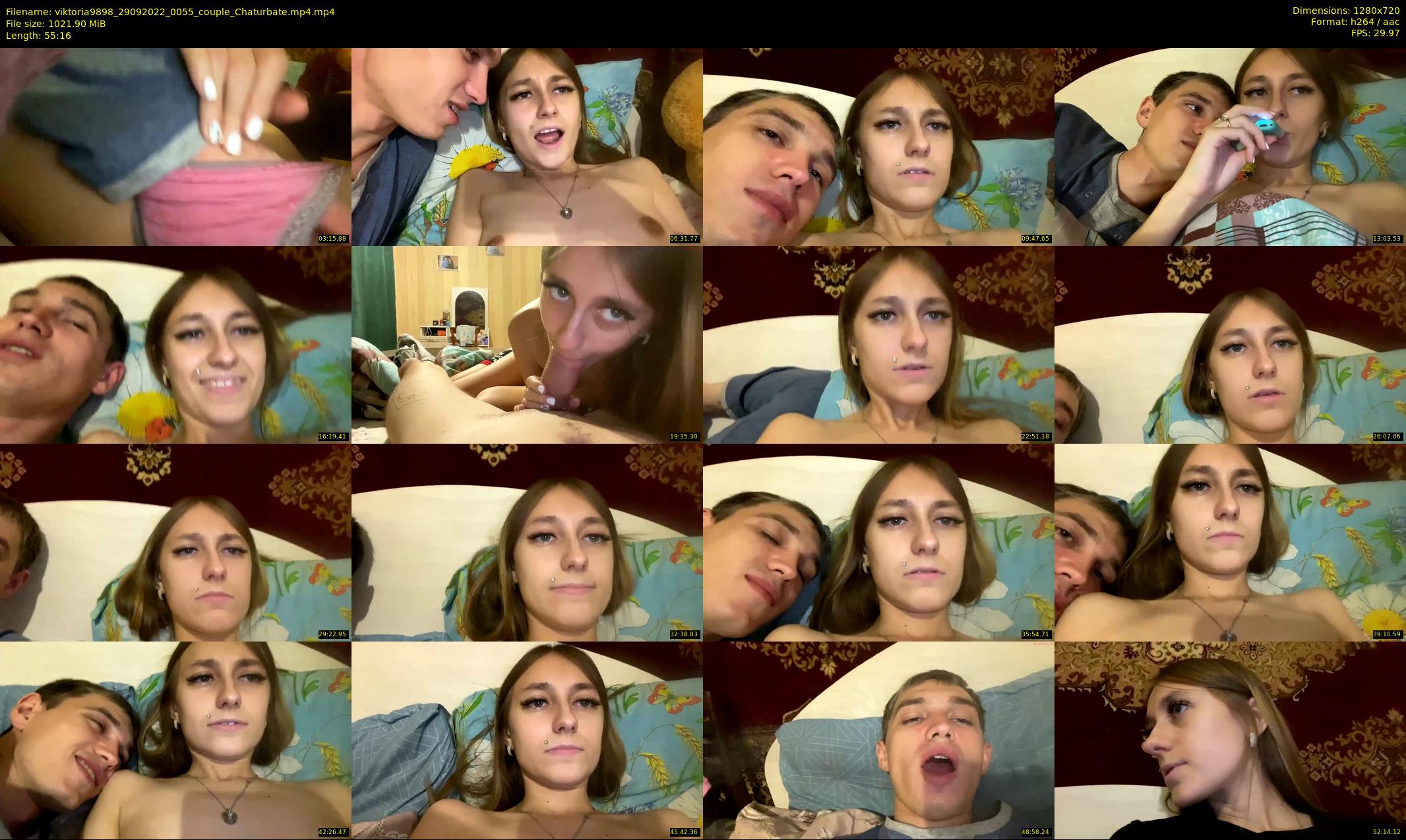 viktoria9898 — 56 minute Chaturbate couple cam show recording, 720p, Sep 29, 2022