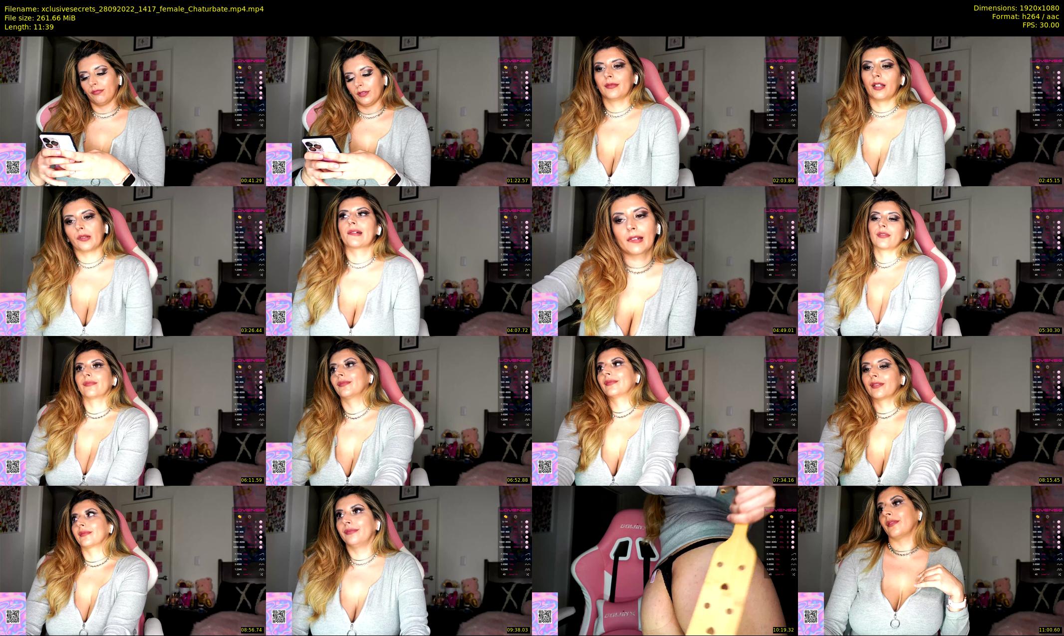 xclusivesecrets — 12 minute Chaturbate female cam show recording, 1080p, Sep 28, 2022