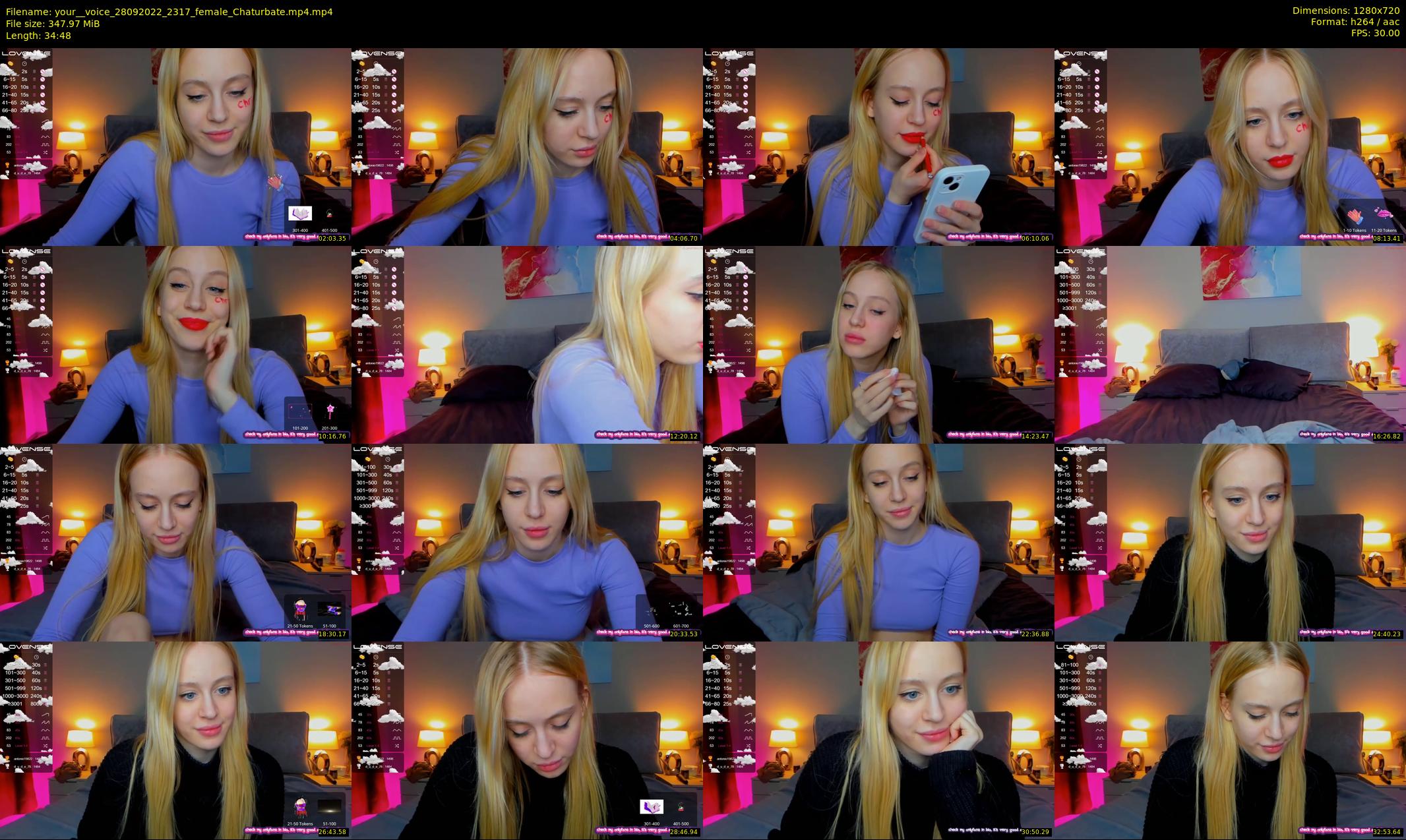 your__voice — 35 minute Chaturbate female cam show recording, 720p, Sep 28, 2022