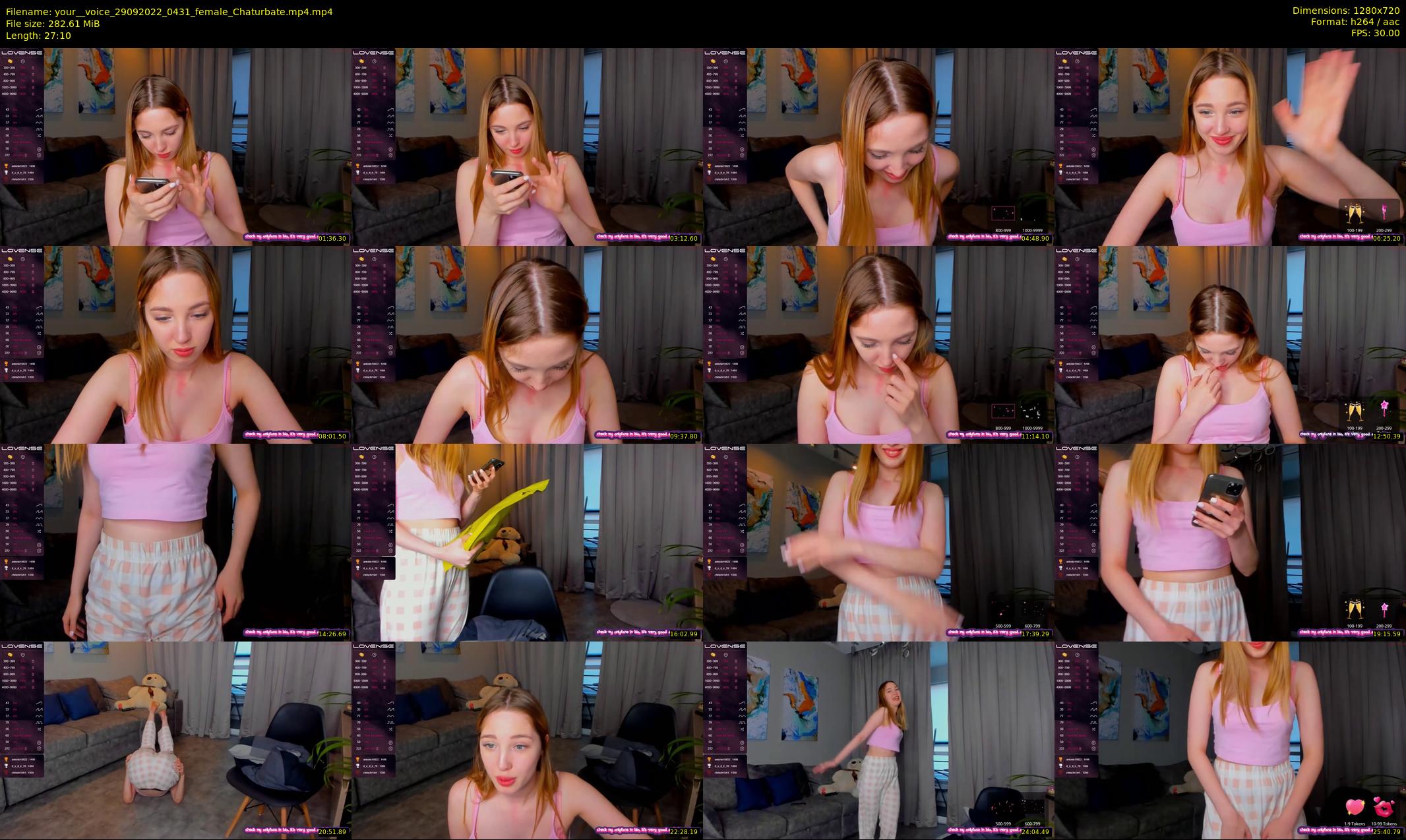 your__voice — 28 minute Chaturbate female cam show recording, 720p, Sep 29, 2022