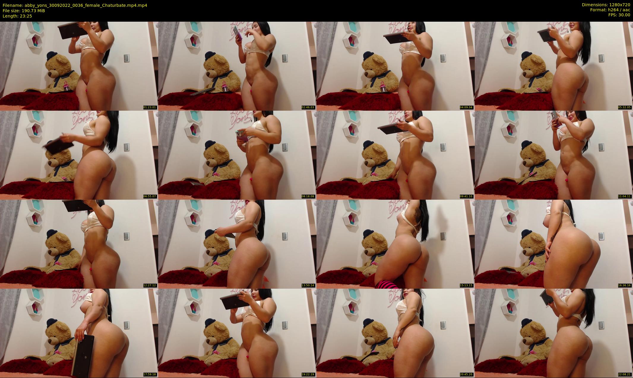 abby_yons — 24 minute Chaturbate female cam show recording, 720p, Sep 30, 2022