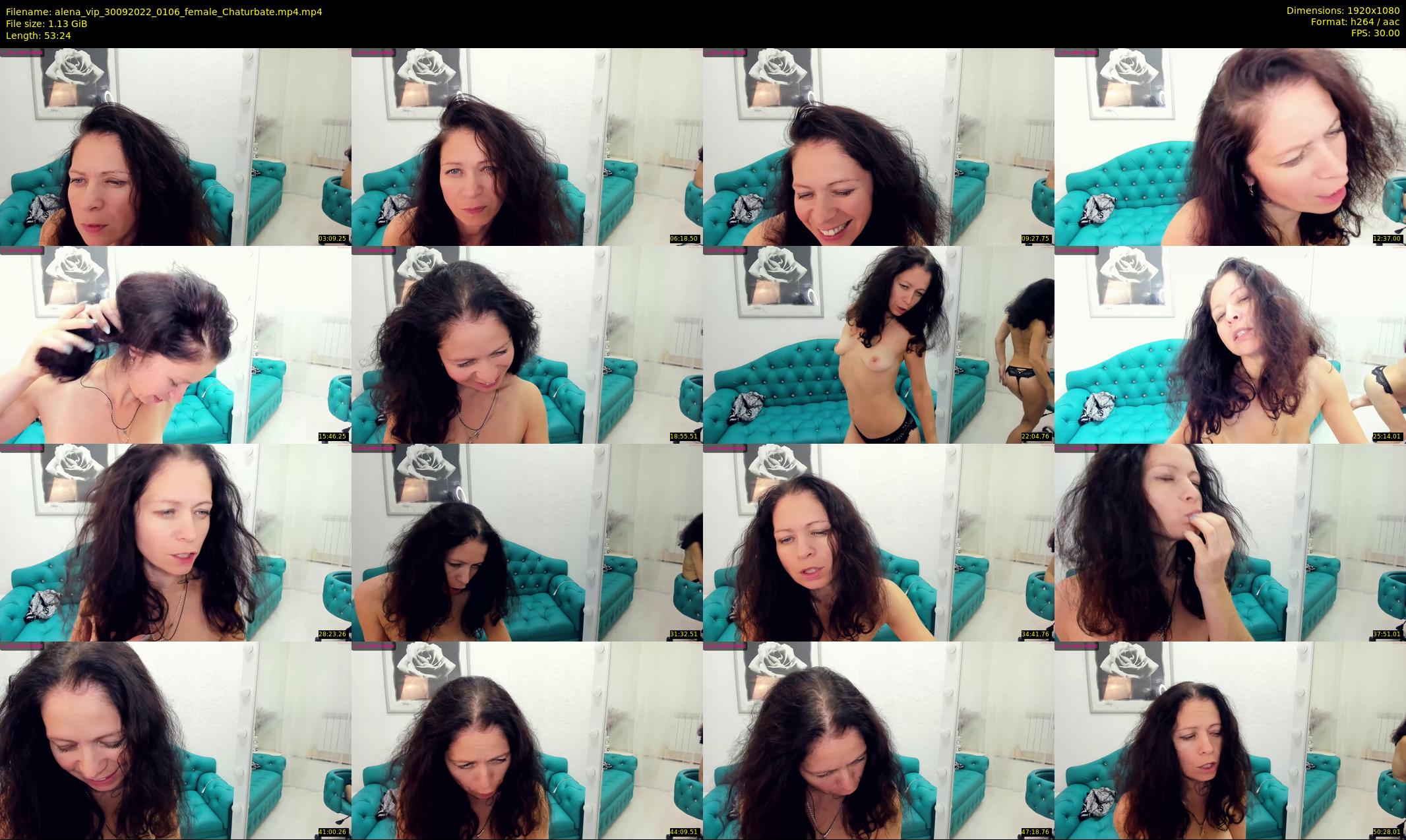 alena_vip — 54 minute Chaturbate female cam show recording, 1080p, Sep 30, 2022