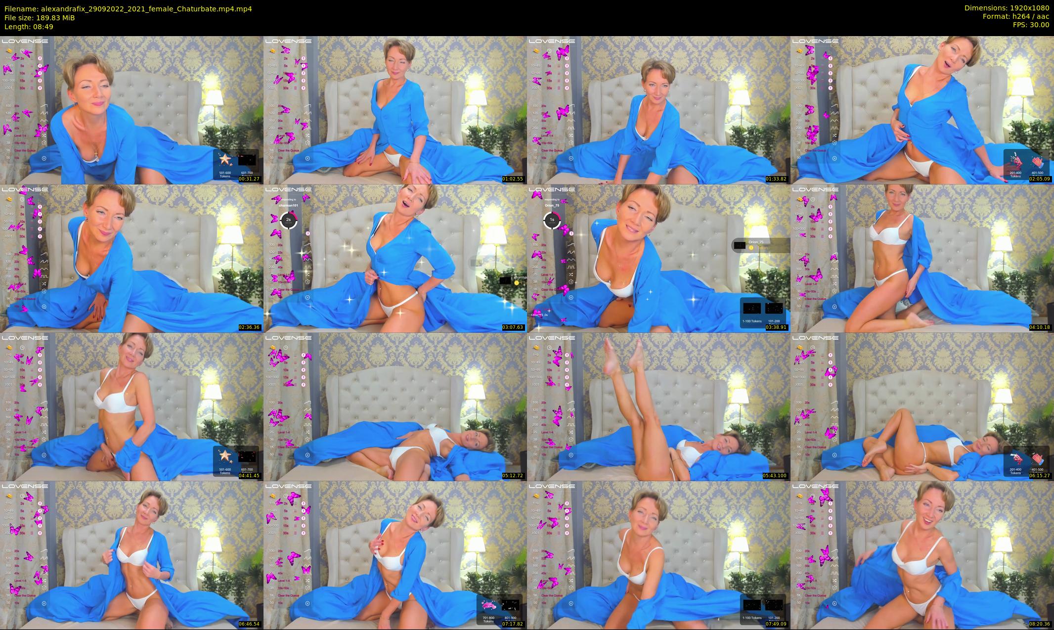 alexandrafix — 9 minute Chaturbate female cam show recording, 1080p, Sep 29, 2022