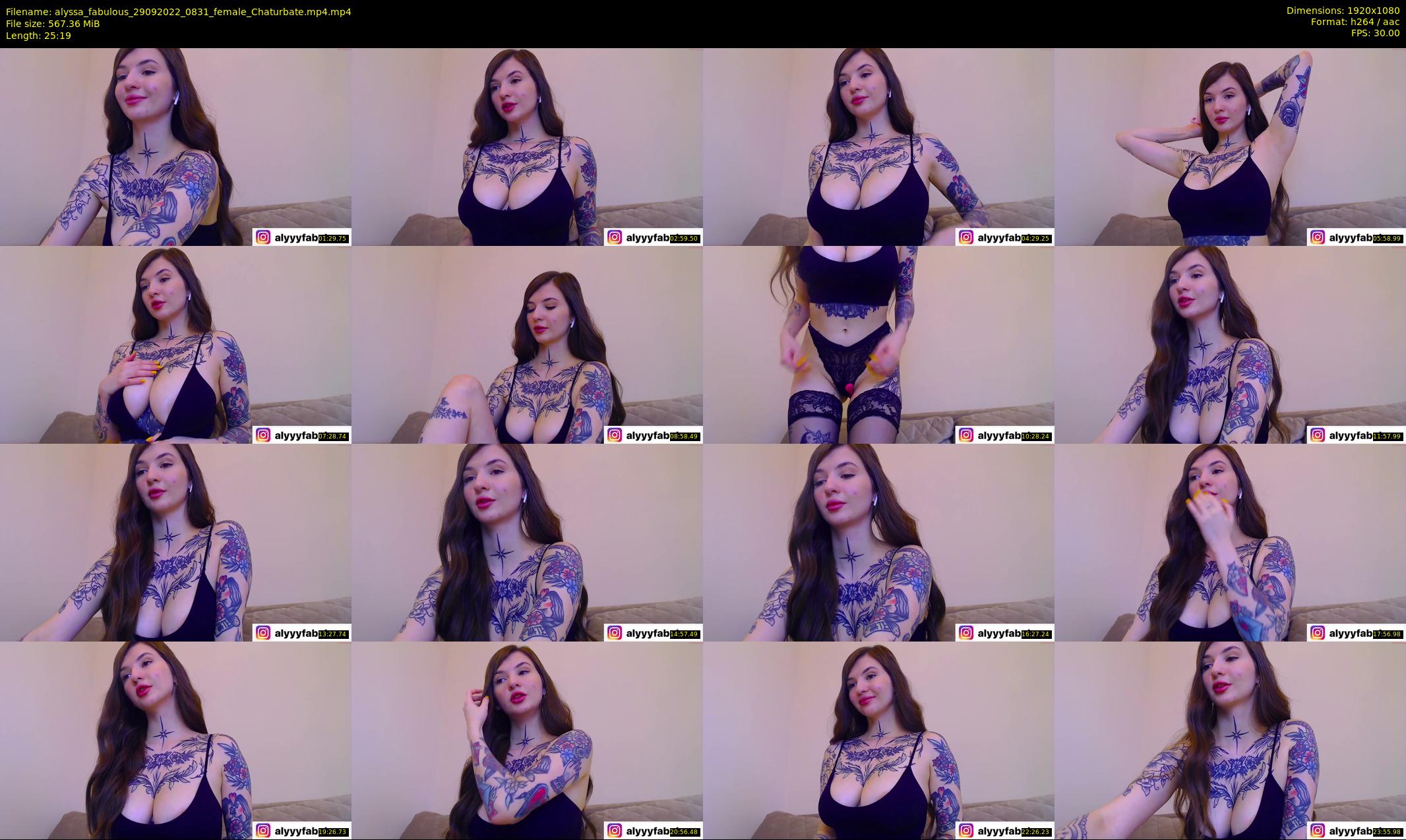 alyssa_fabulous — 26 minute Chaturbate female cam show recording, 1080p, Sep 29, 2022