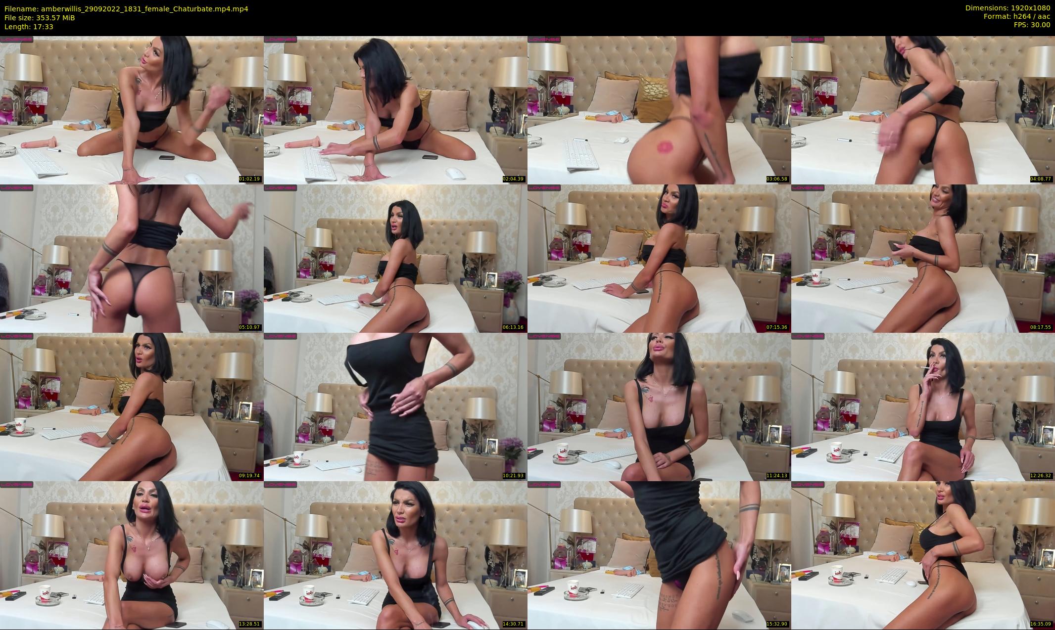 amberwillis — 18 minute Chaturbate female cam show recording, 1080p, Sep 29, 2022