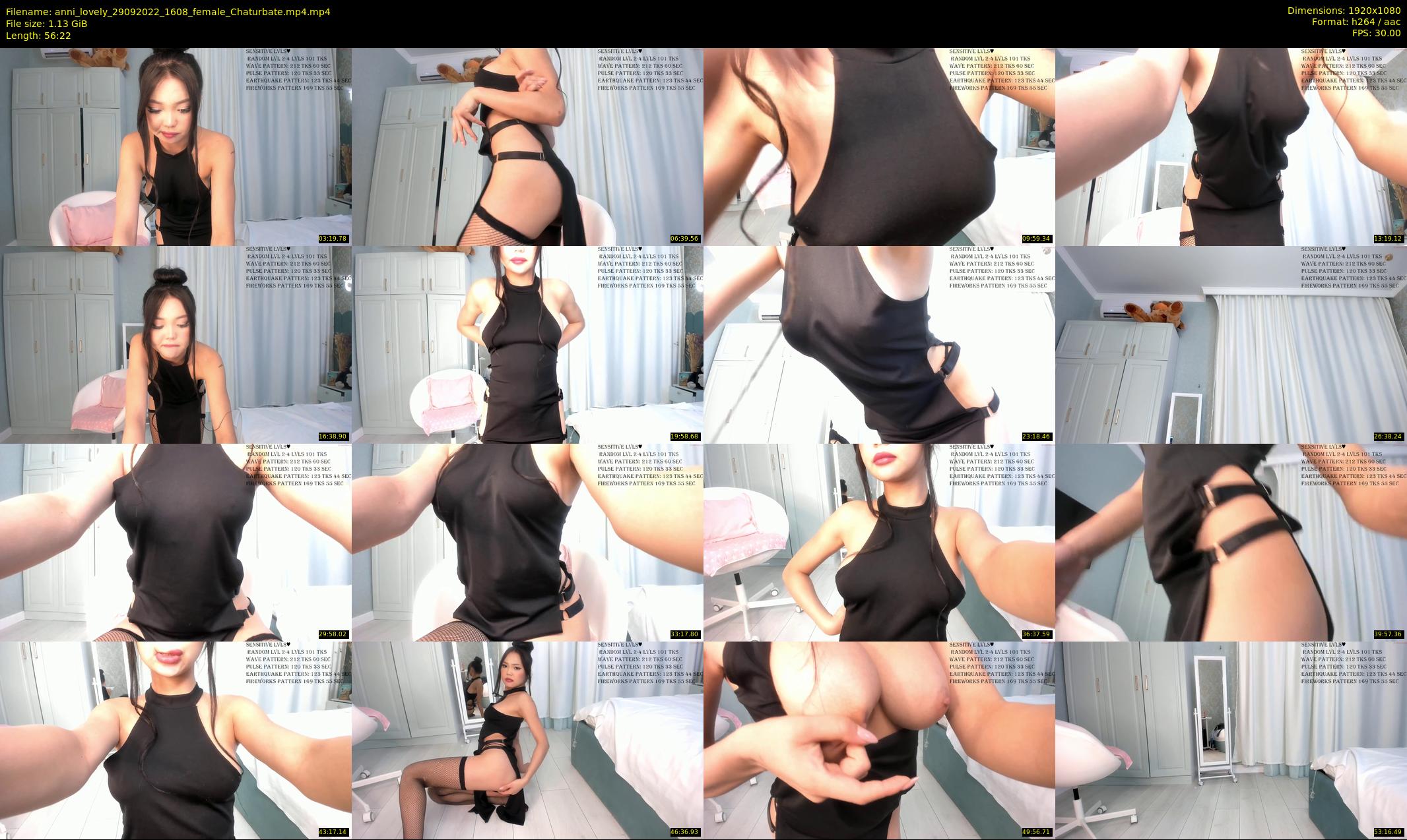 anni_lovely — 57 minute Chaturbate female cam show recording, 1080p, Sep 29, 2022