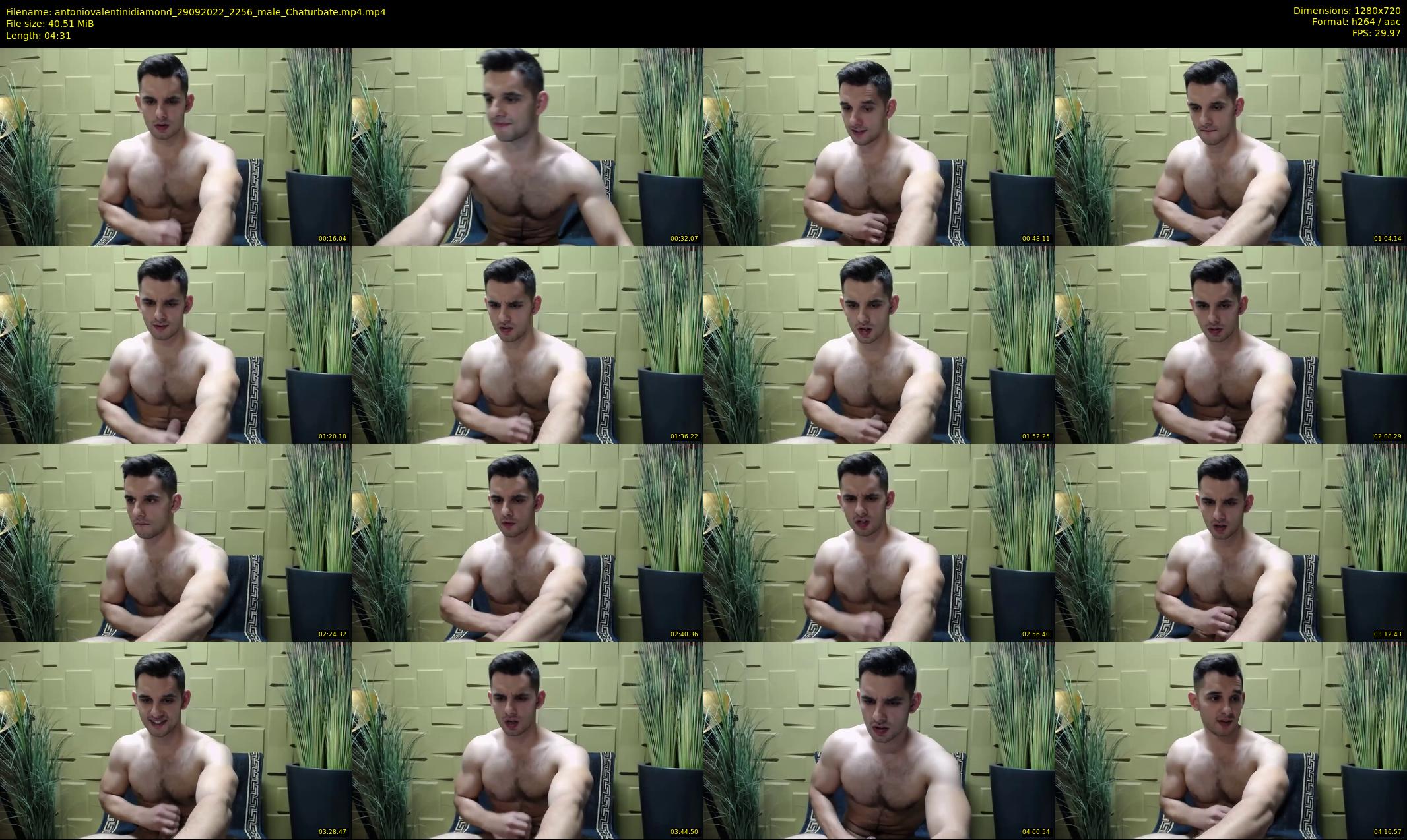 antoniovalentinidiamond — 5 minute Chaturbate male cam show recording, 720p, Sep 29, 2022