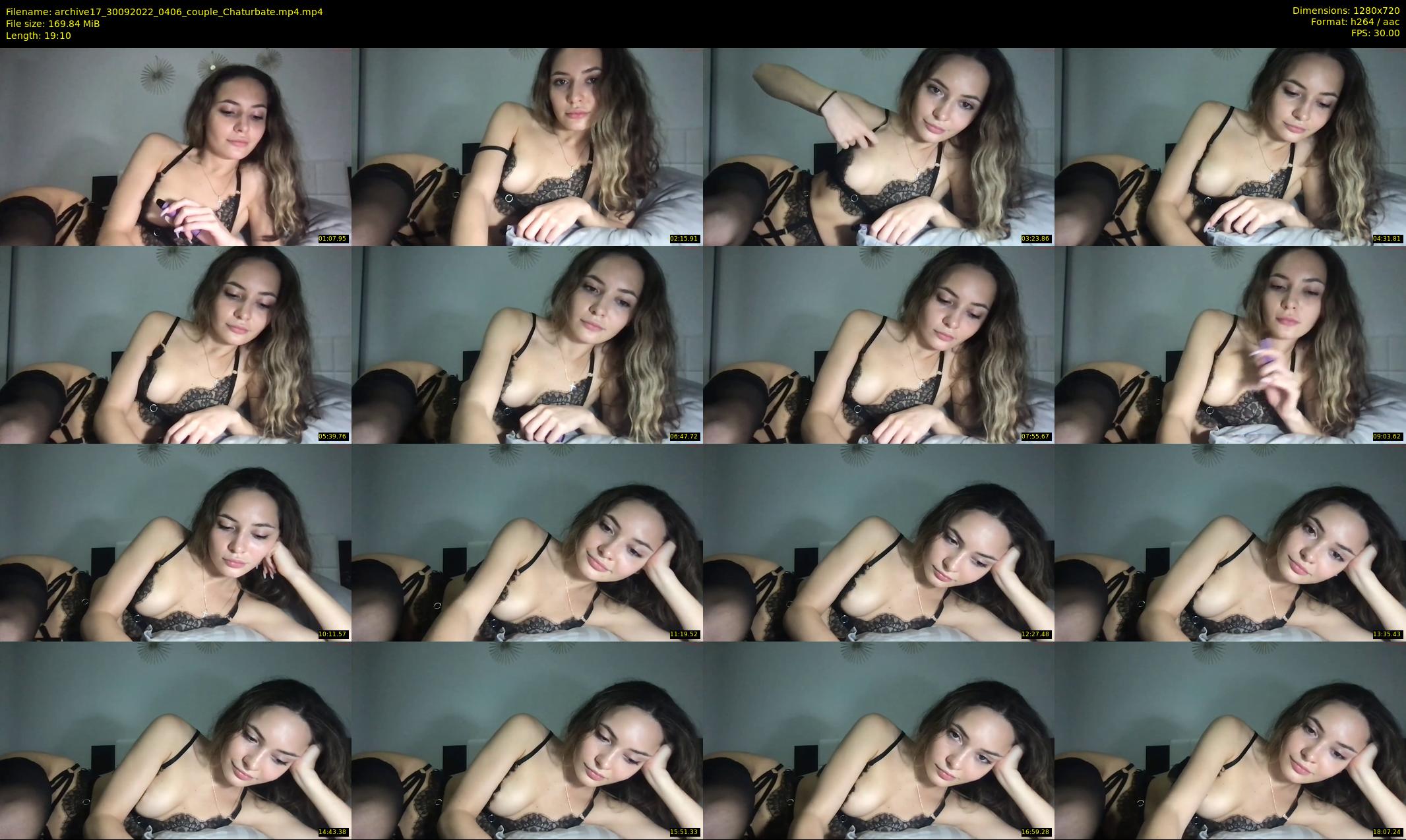 archive17 — 20 minute Chaturbate couple cam show recording, 720p, Sep 30, 2022