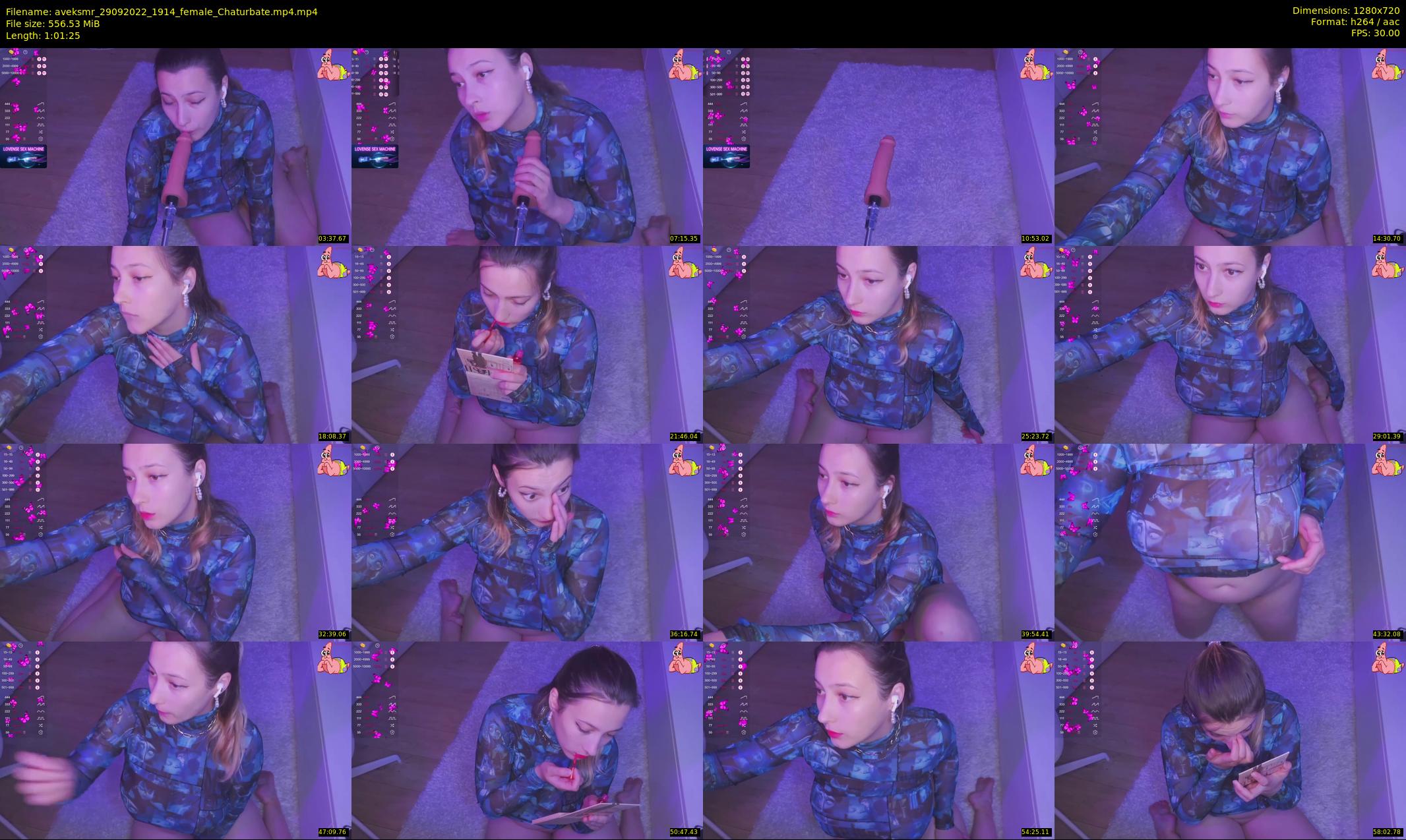 aveksmr — 62 minute Chaturbate couple cam show recording, 720p, Sep 29, 2022