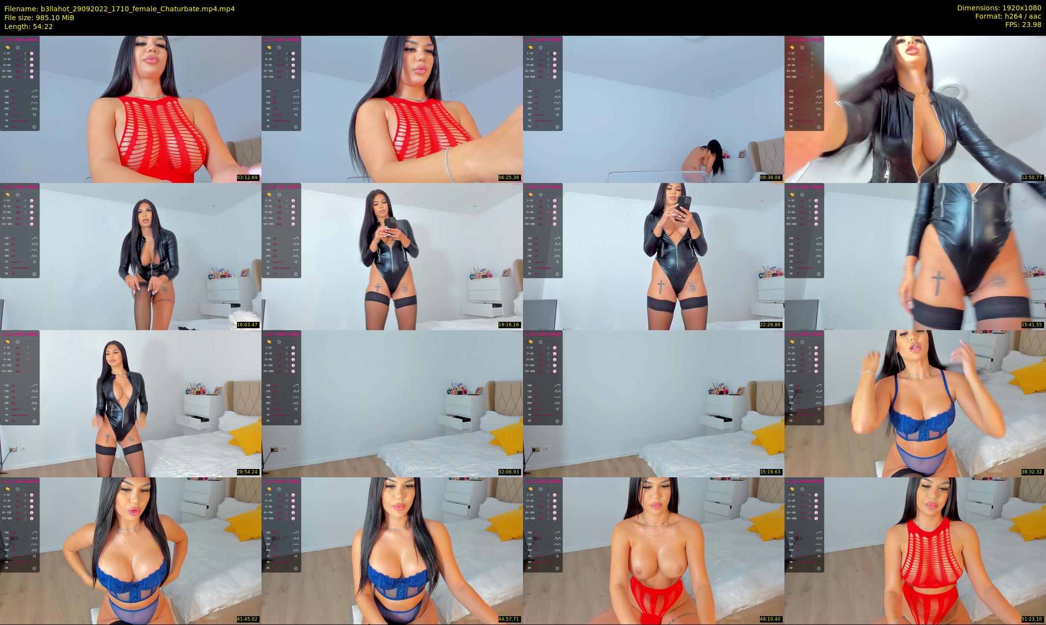 b3llahot — 55 minute Chaturbate female cam show recording, 1080p, Sep 29, 2022