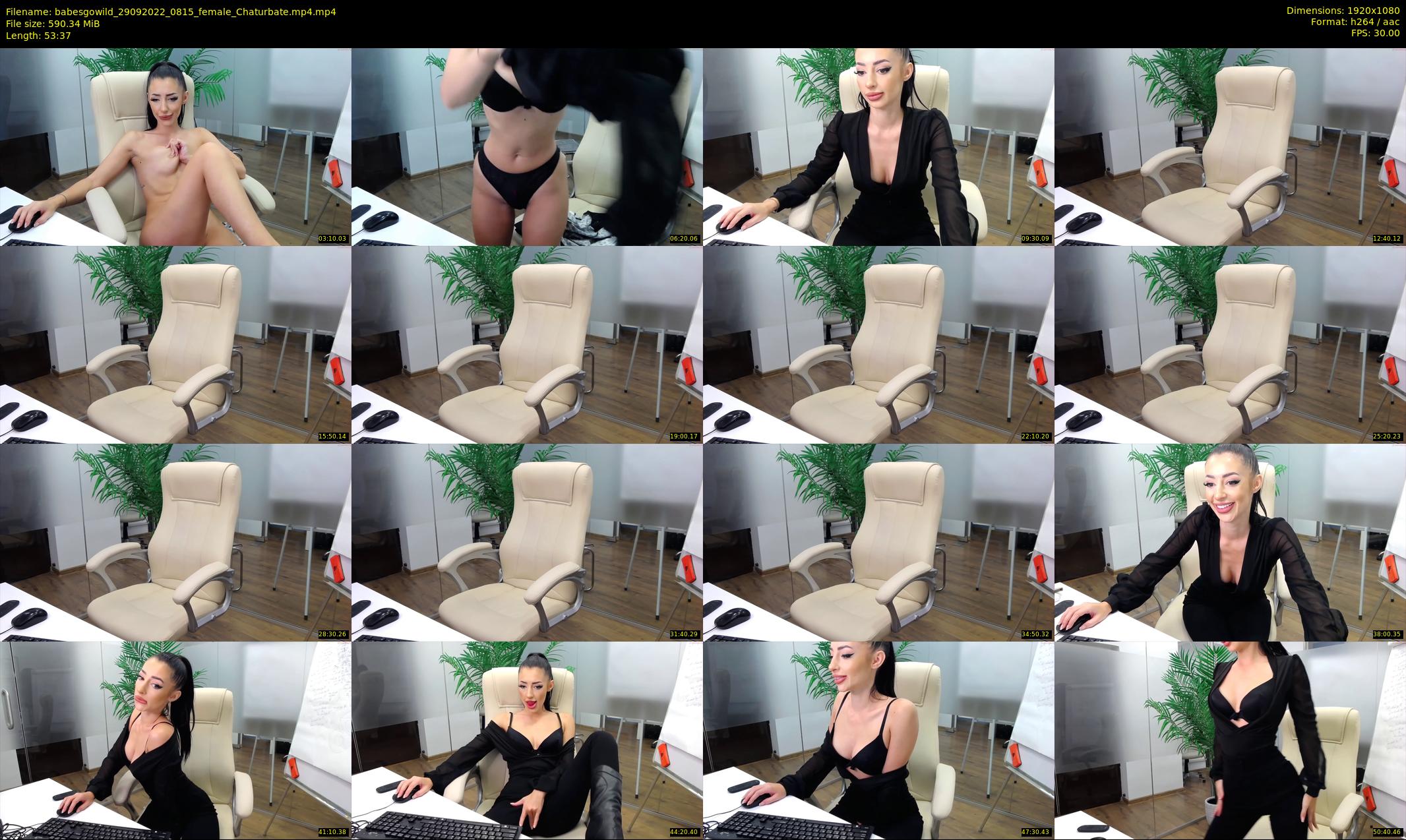 babesgowild — 54 minute Chaturbate couple cam show recording, 1080p, Sep 29, 2022
