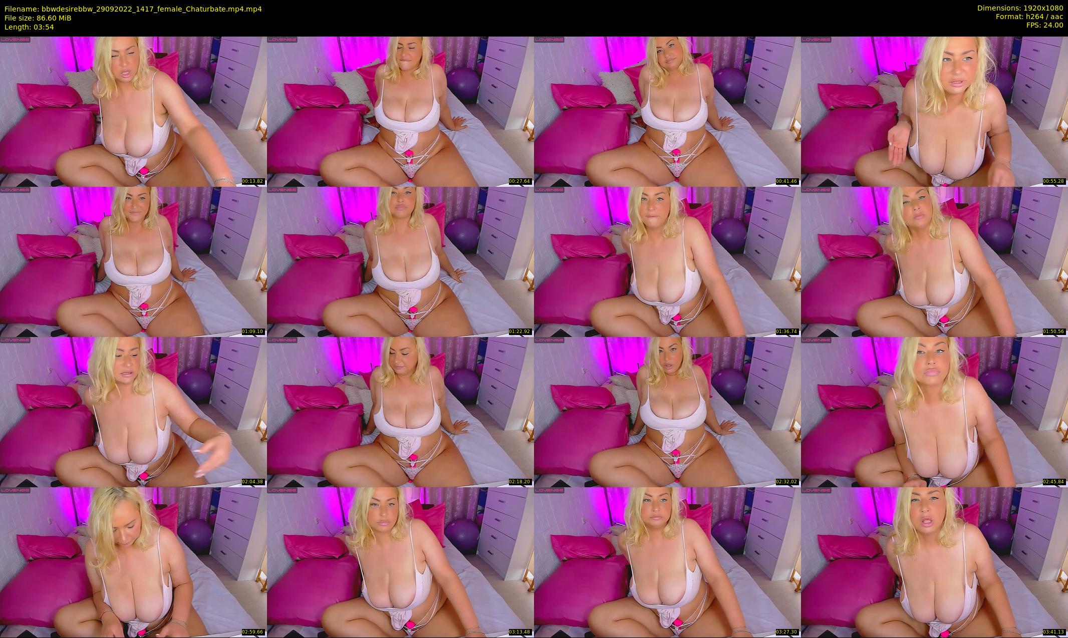 bbwdesirebbw — 4 minute Chaturbate female cam show recording, 1080p, Sep 29, 2022
