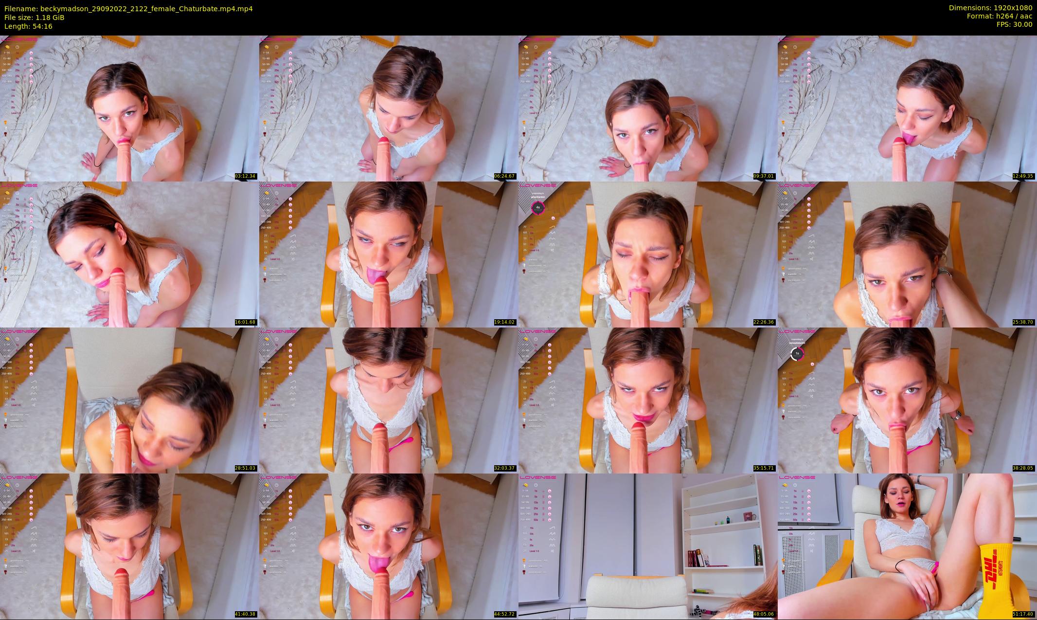 beckymadson — 55 minute Chaturbate female cam show recording, 1080p, Sep 29, 2022
