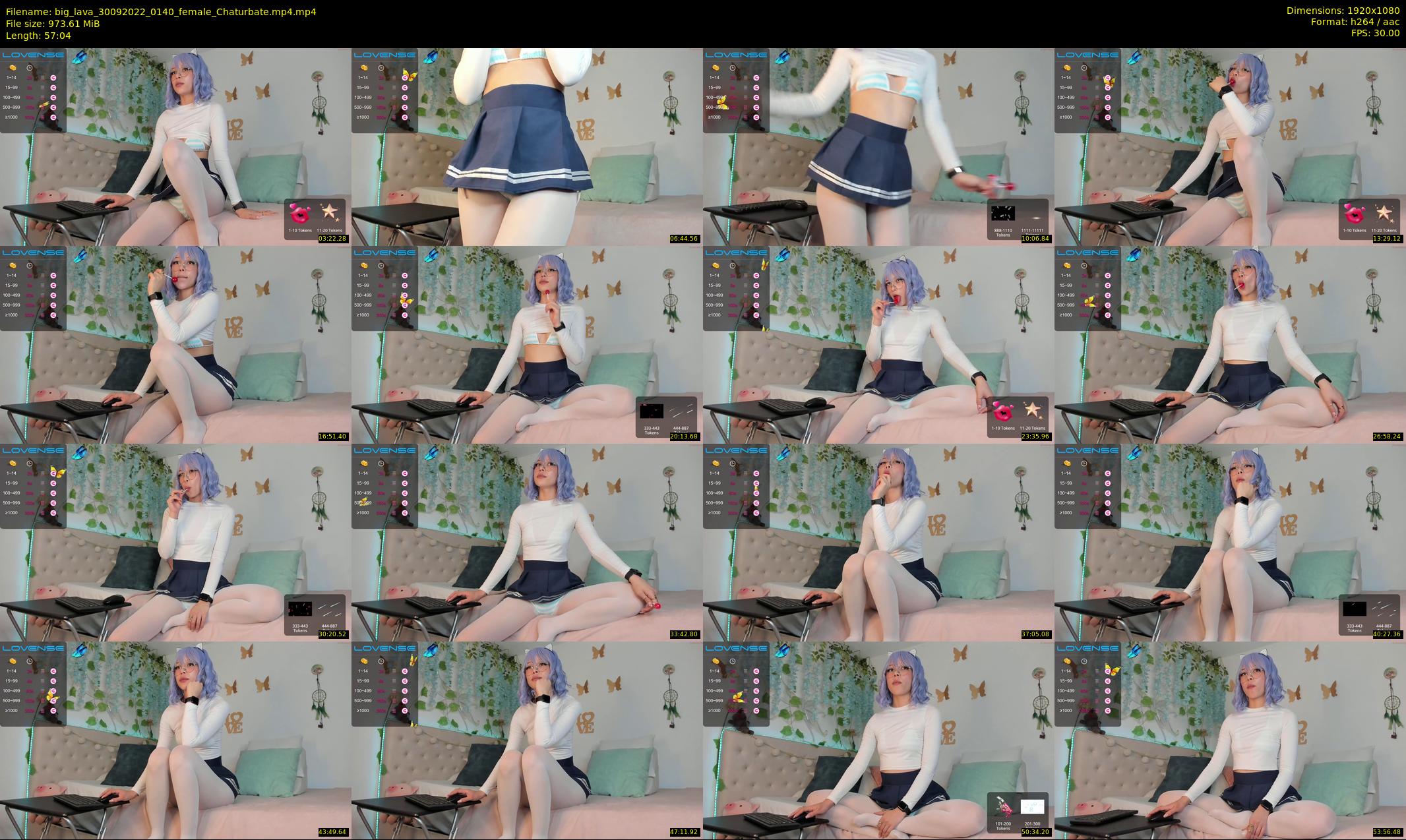 big_lava — 58 minute Chaturbate female cam show recording, 1080p, Sep 30, 2022