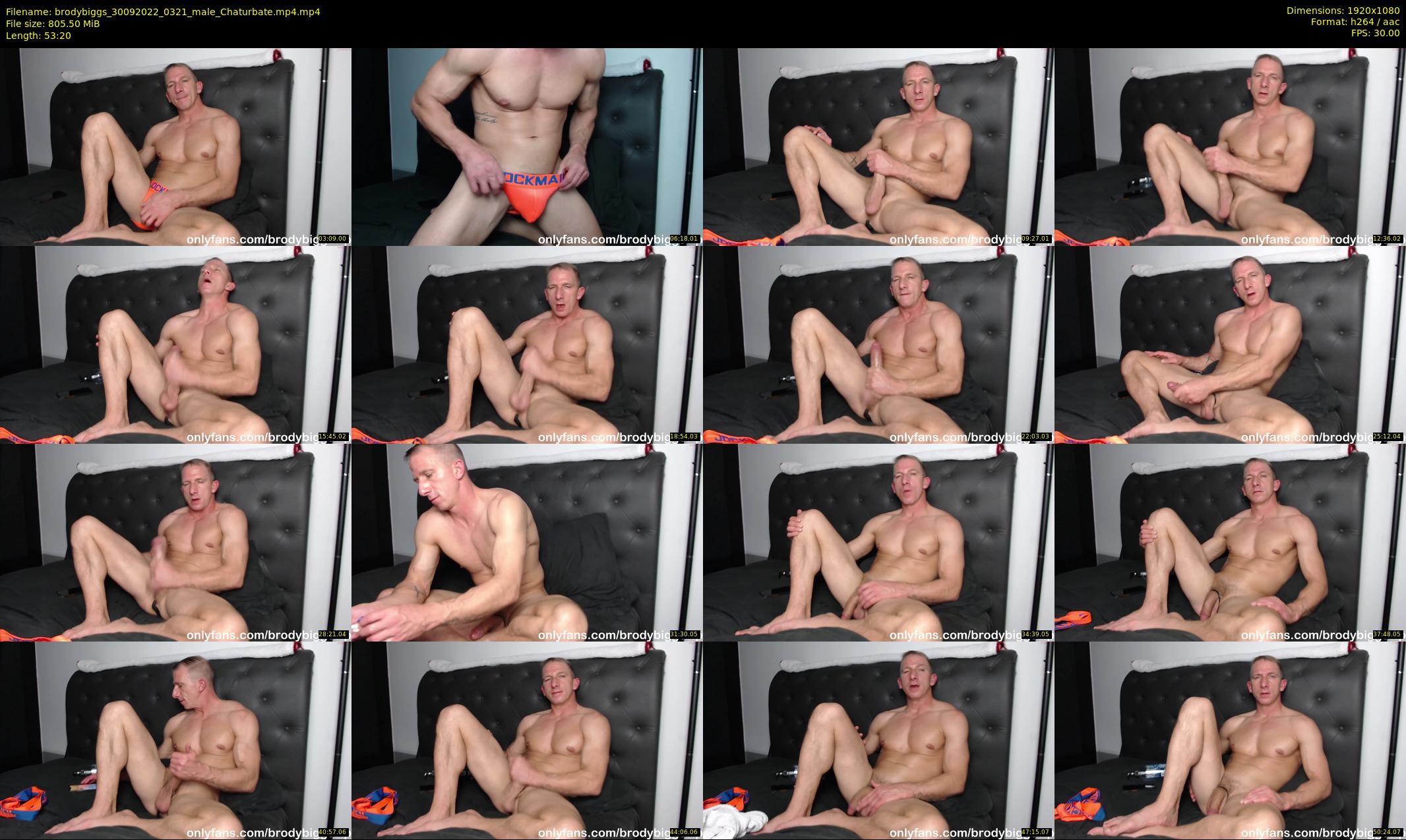brodybiggs — 54 minute Chaturbate male cam show recording, 1080p, Sep 30, 2022