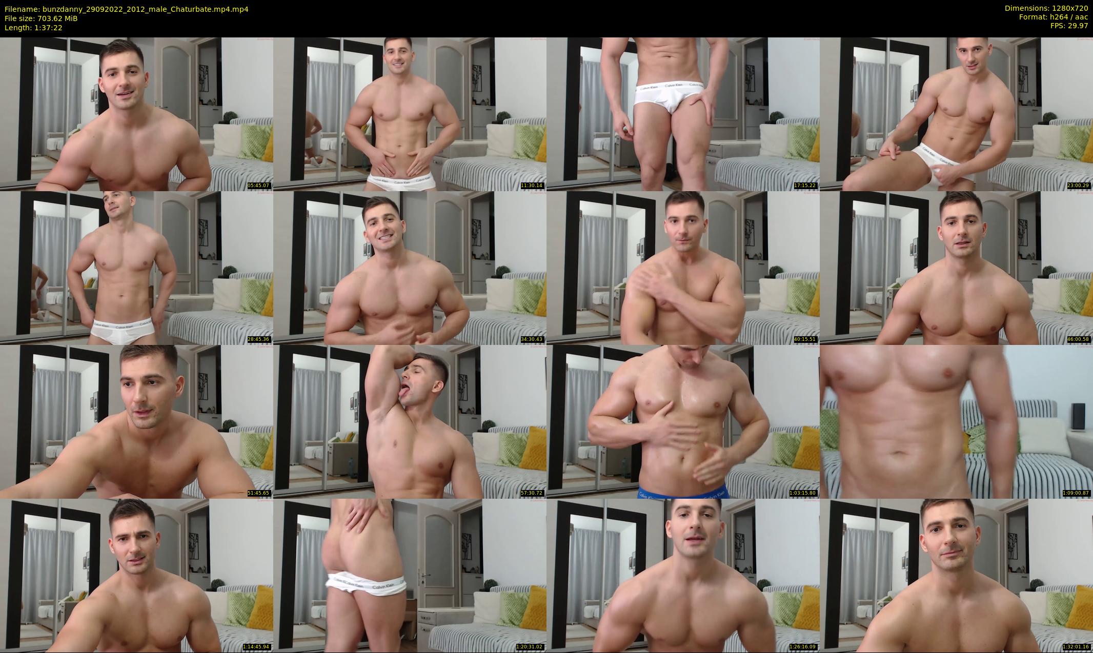 bunzdanny — 98 minute Chaturbate male cam show recording, 720p, Sep 29, 2022