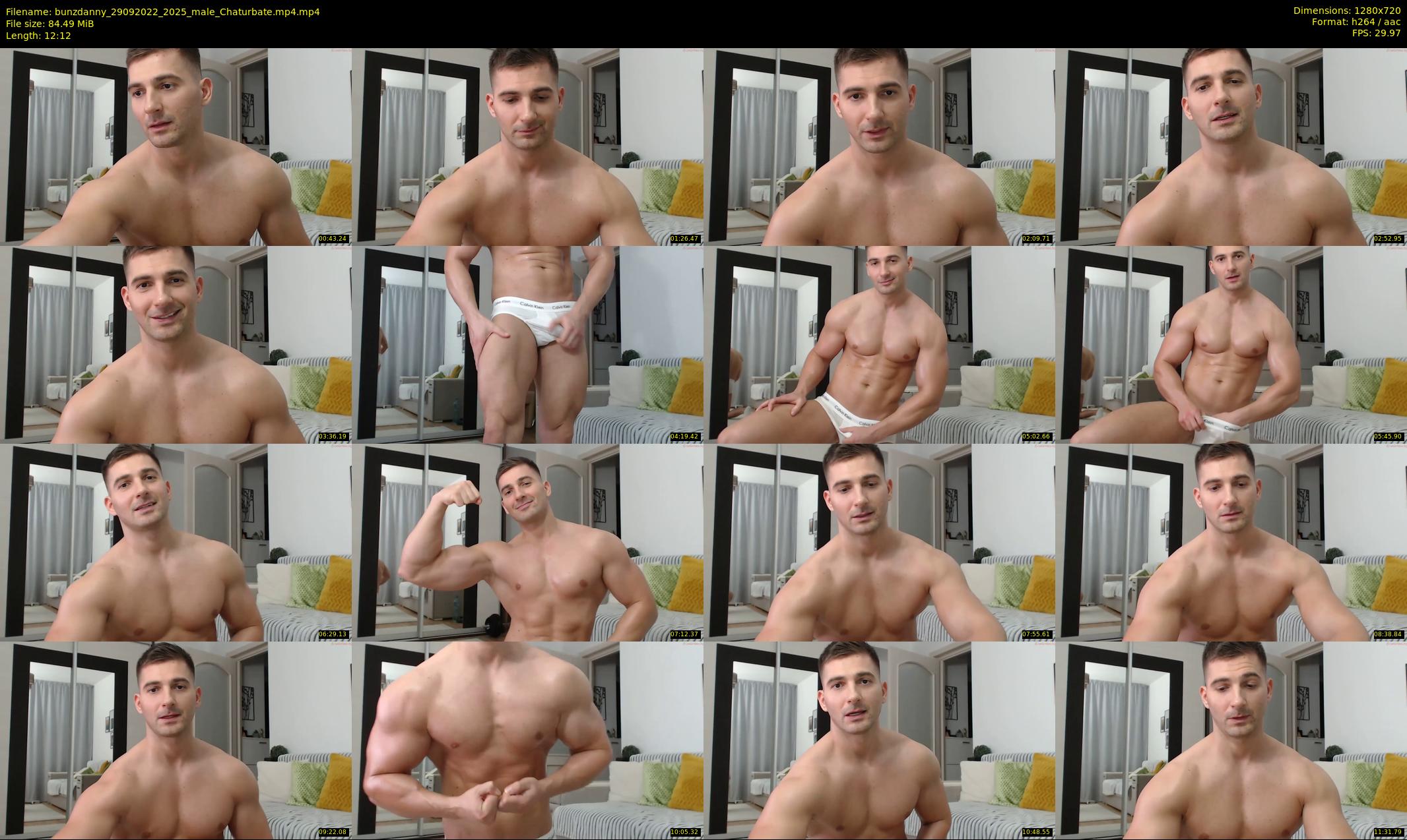 bunzdanny — 13 minute Chaturbate male cam show recording, 720p, Sep 29, 2022