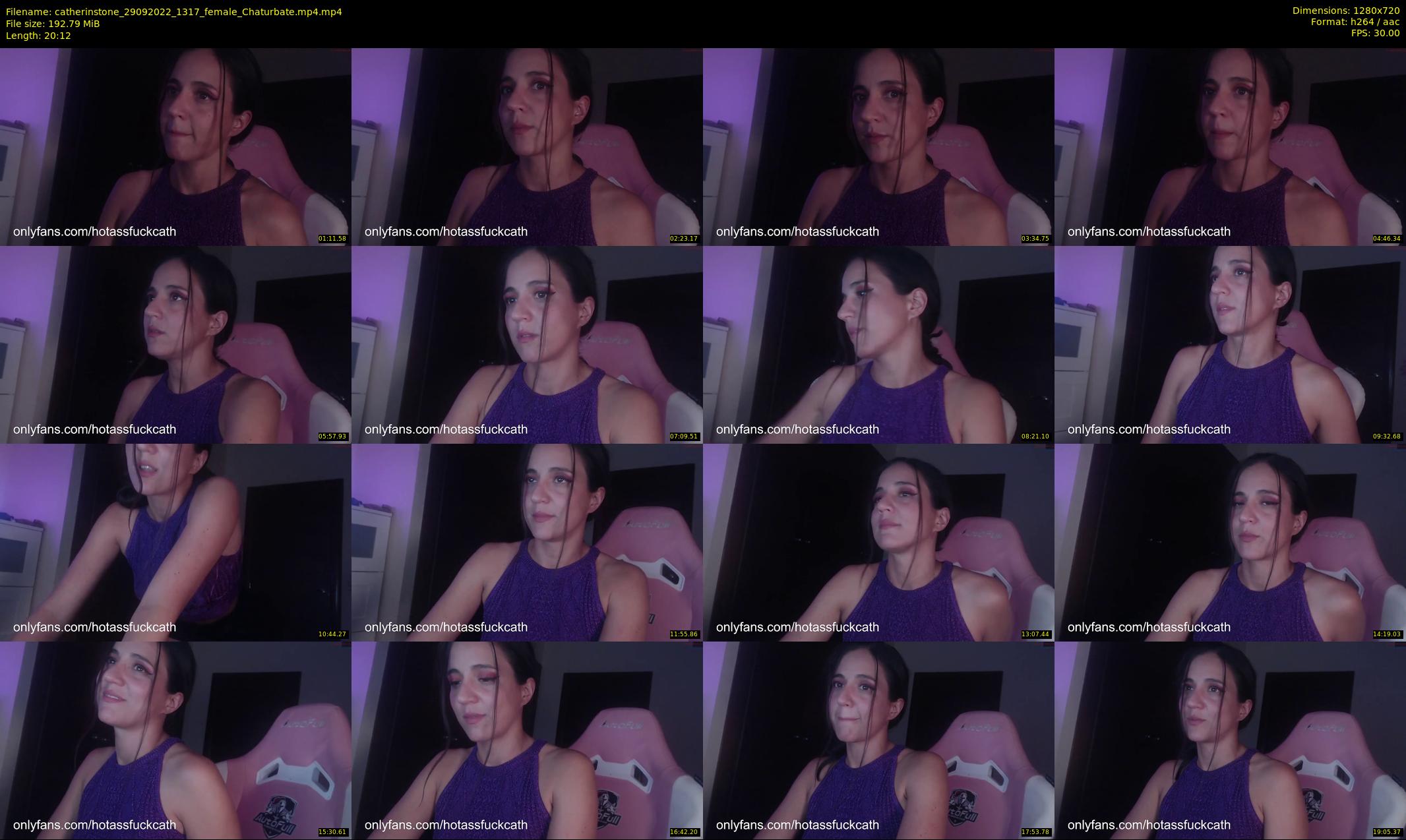 catherinstone — 21 minute Chaturbate female cam show recording, 720p, Sep 29, 2022