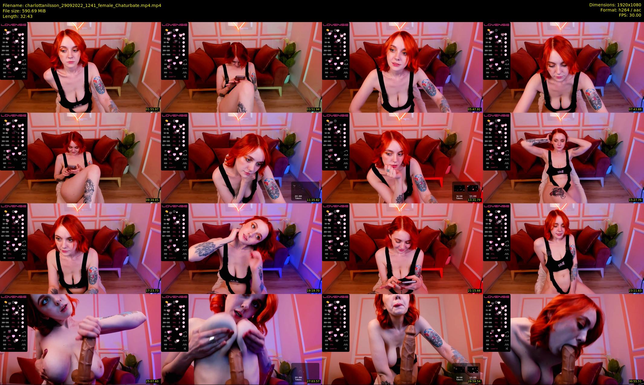 charlottanilsson — 33 minute Chaturbate female cam show recording, 1080p, Sep 29, 2022