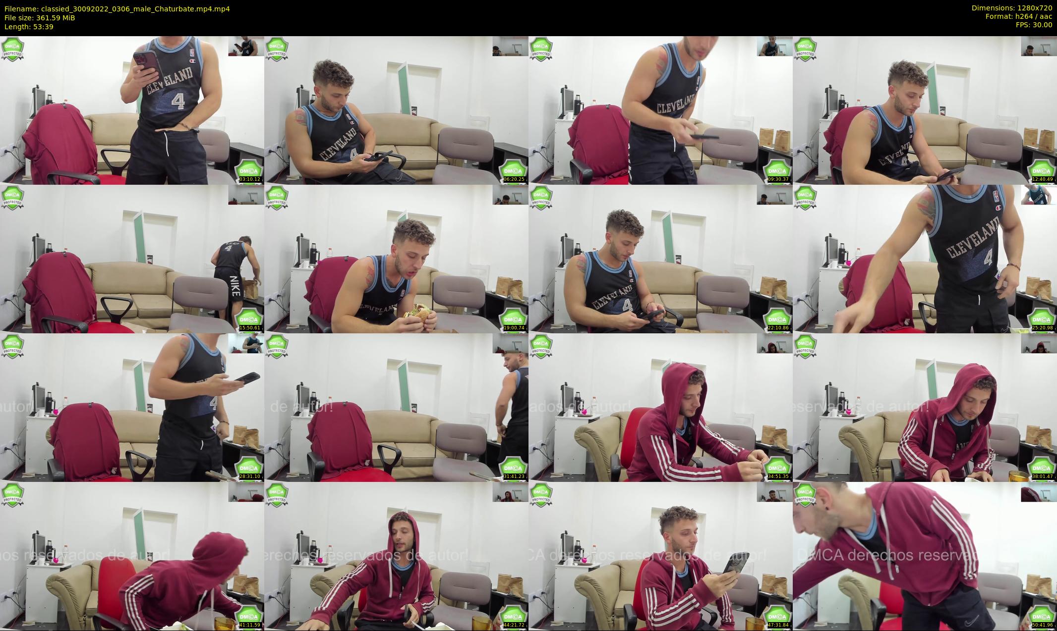 classied — 54 minute Chaturbate male cam show recording, 720p, Sep 30, 2022