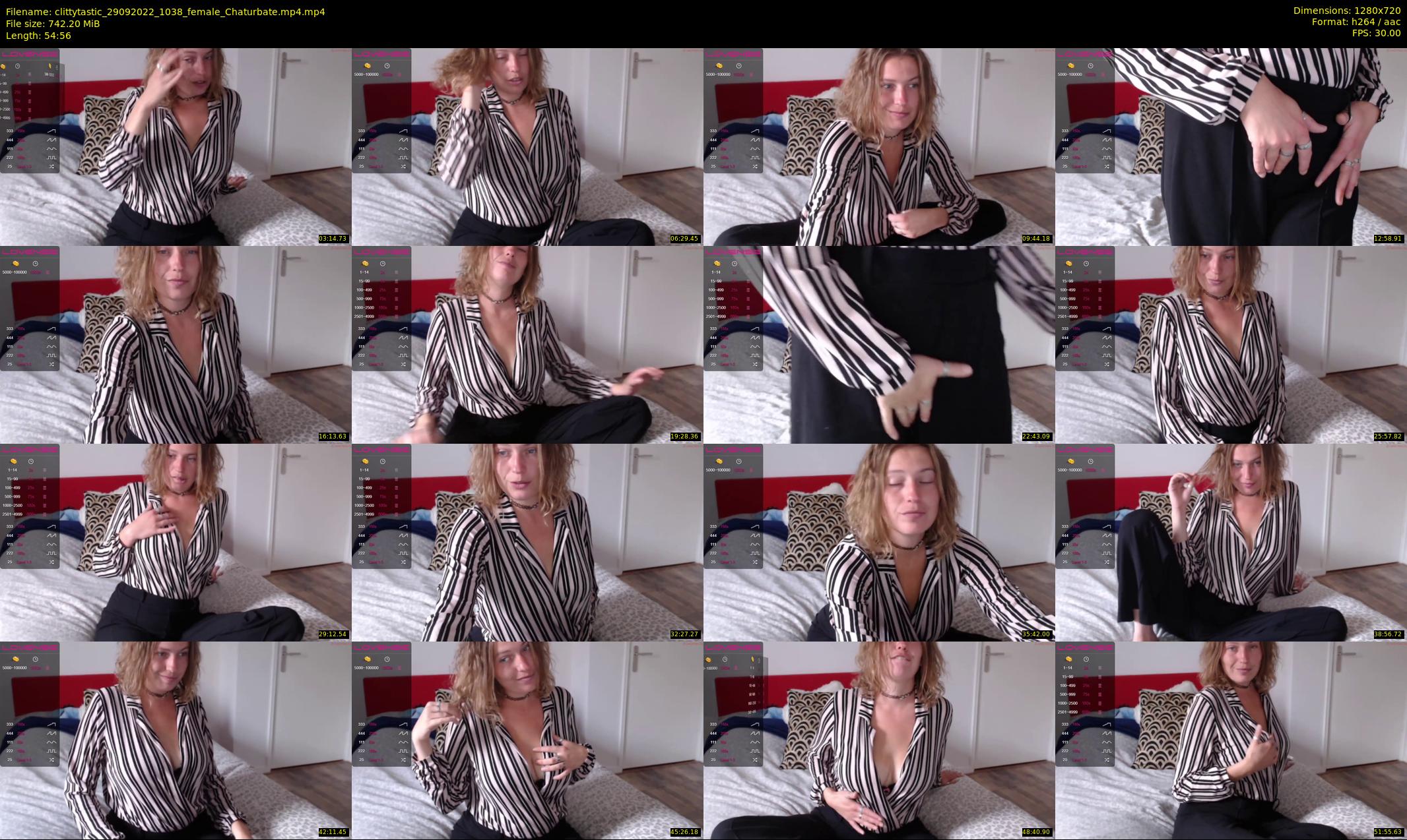 clittytastic — 55 minute Chaturbate female cam show recording, 720p, Sep 29, 2022