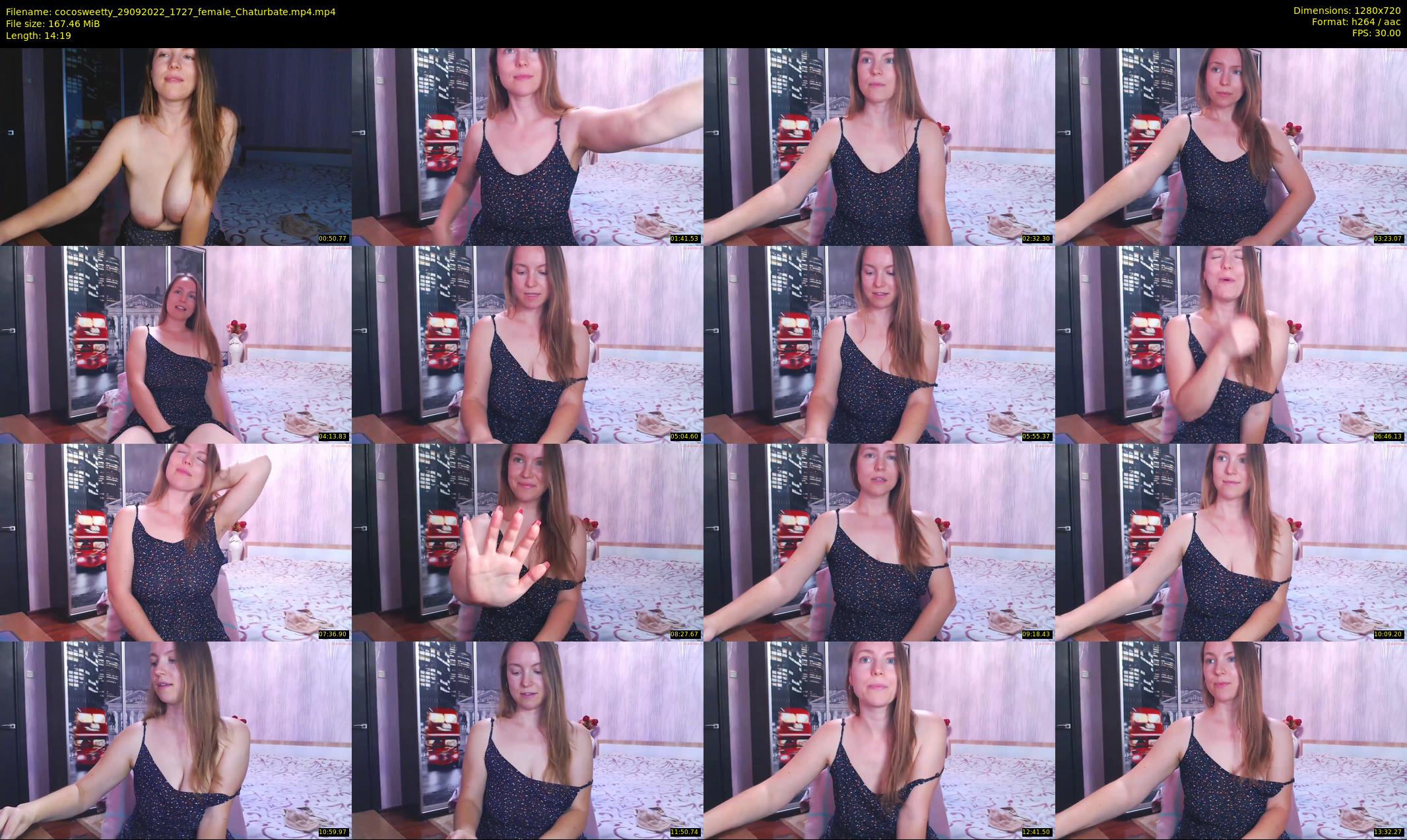 cocosweetty — 15 minute Chaturbate female cam show recording, 720p, Sep 29, 2022