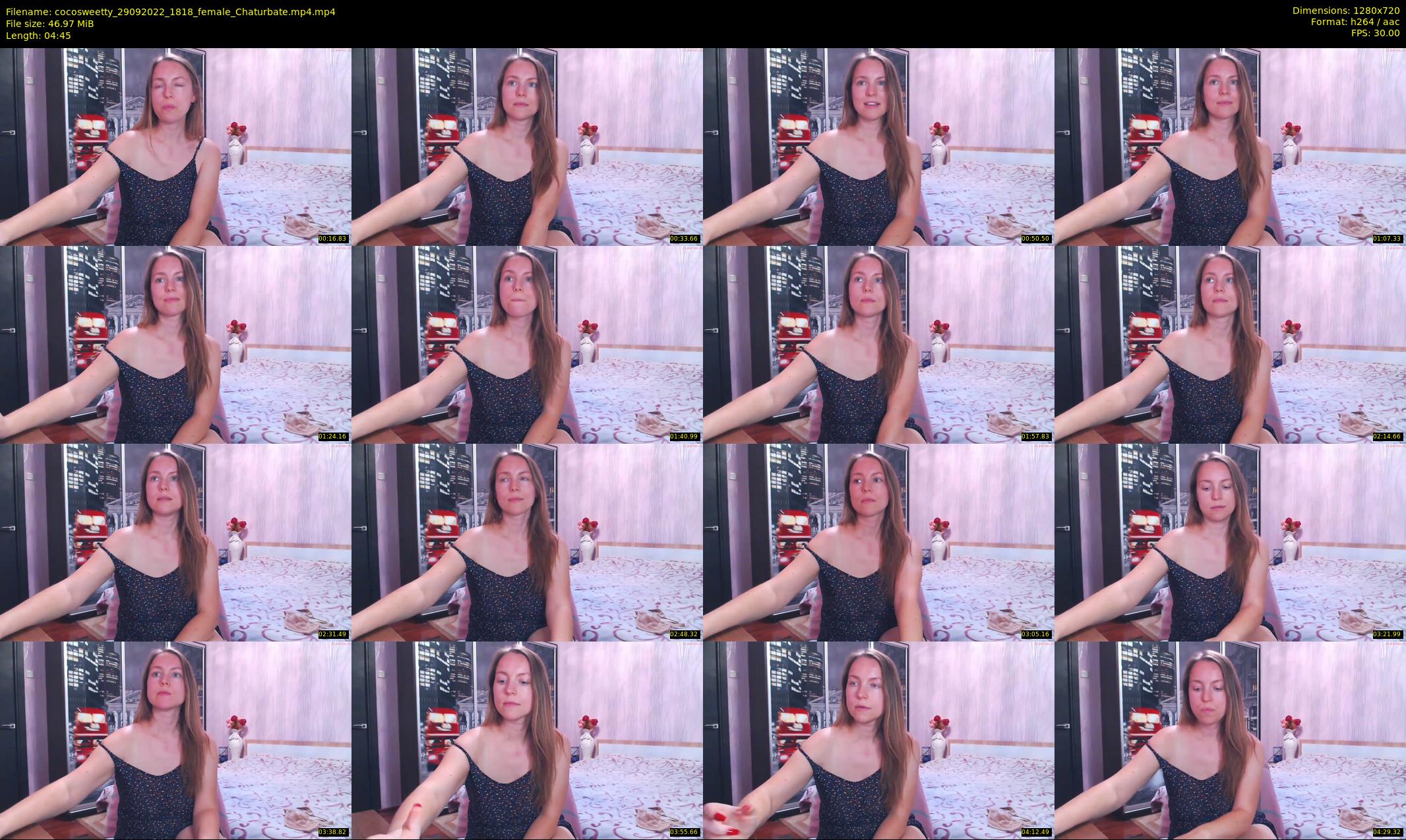 cocosweetty — 5 minute Chaturbate female cam show recording, 720p, Sep 29, 2022