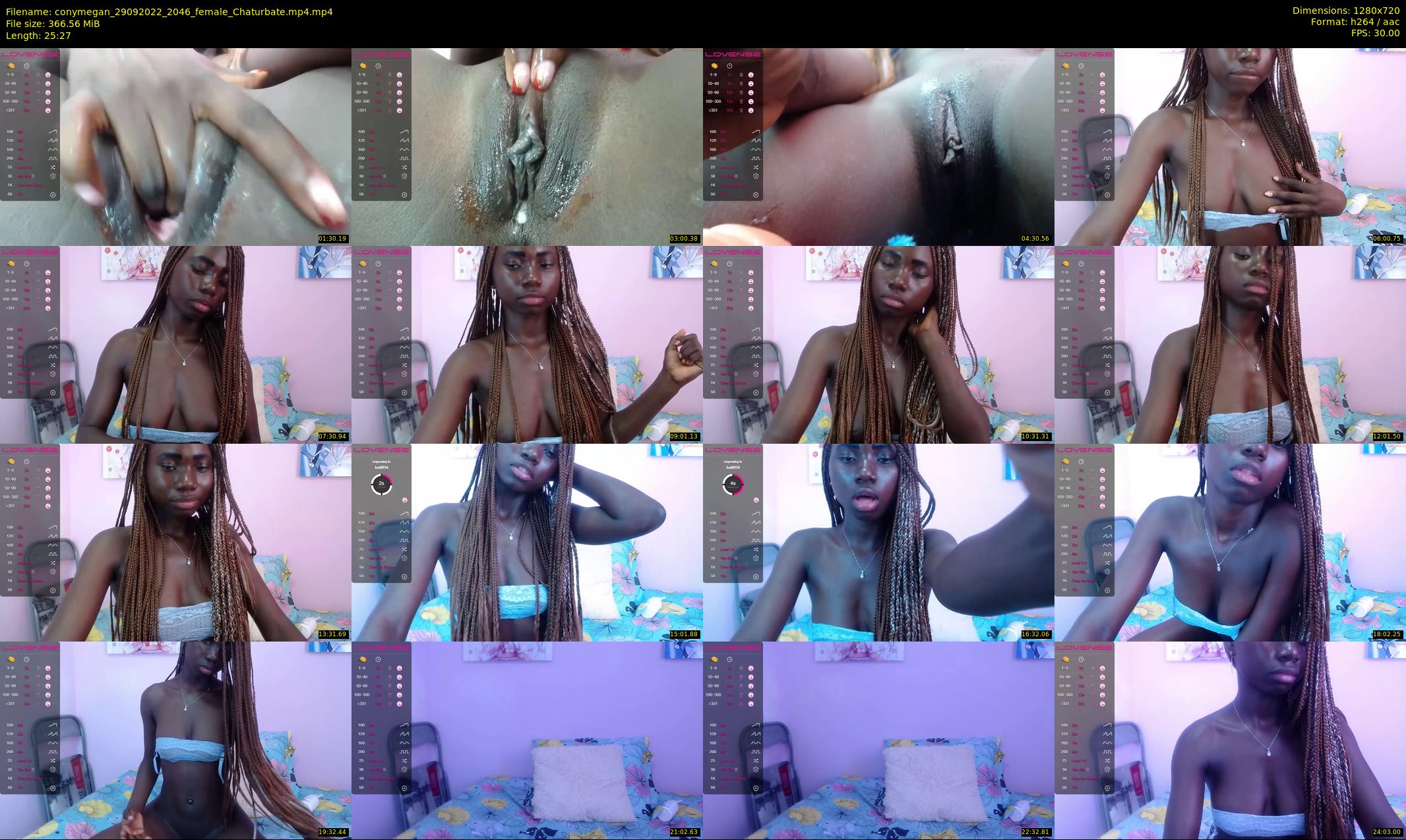 conymegan — 26 minute Chaturbate female cam show recording, 720p, Sep 29, 2022